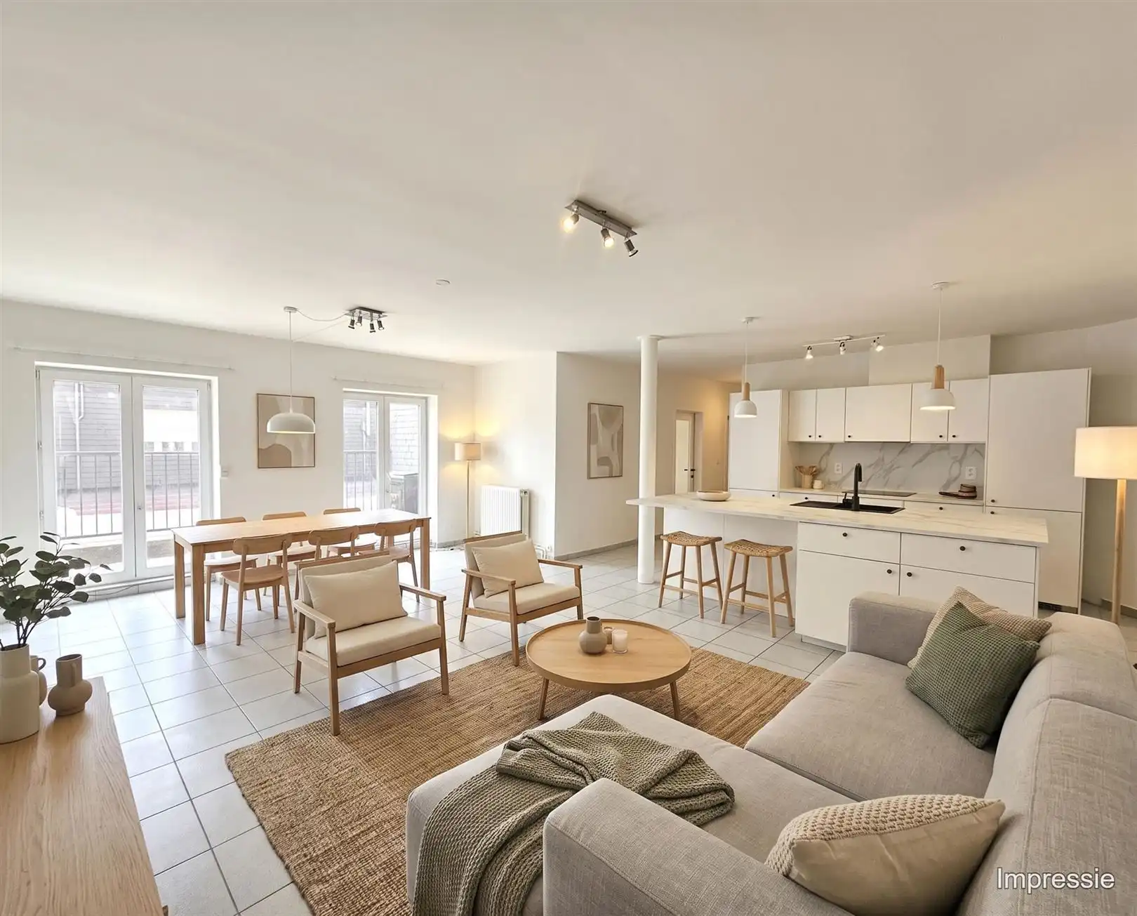 Instapklaar gelijkvloers appartement met stadstuintje! foto 2