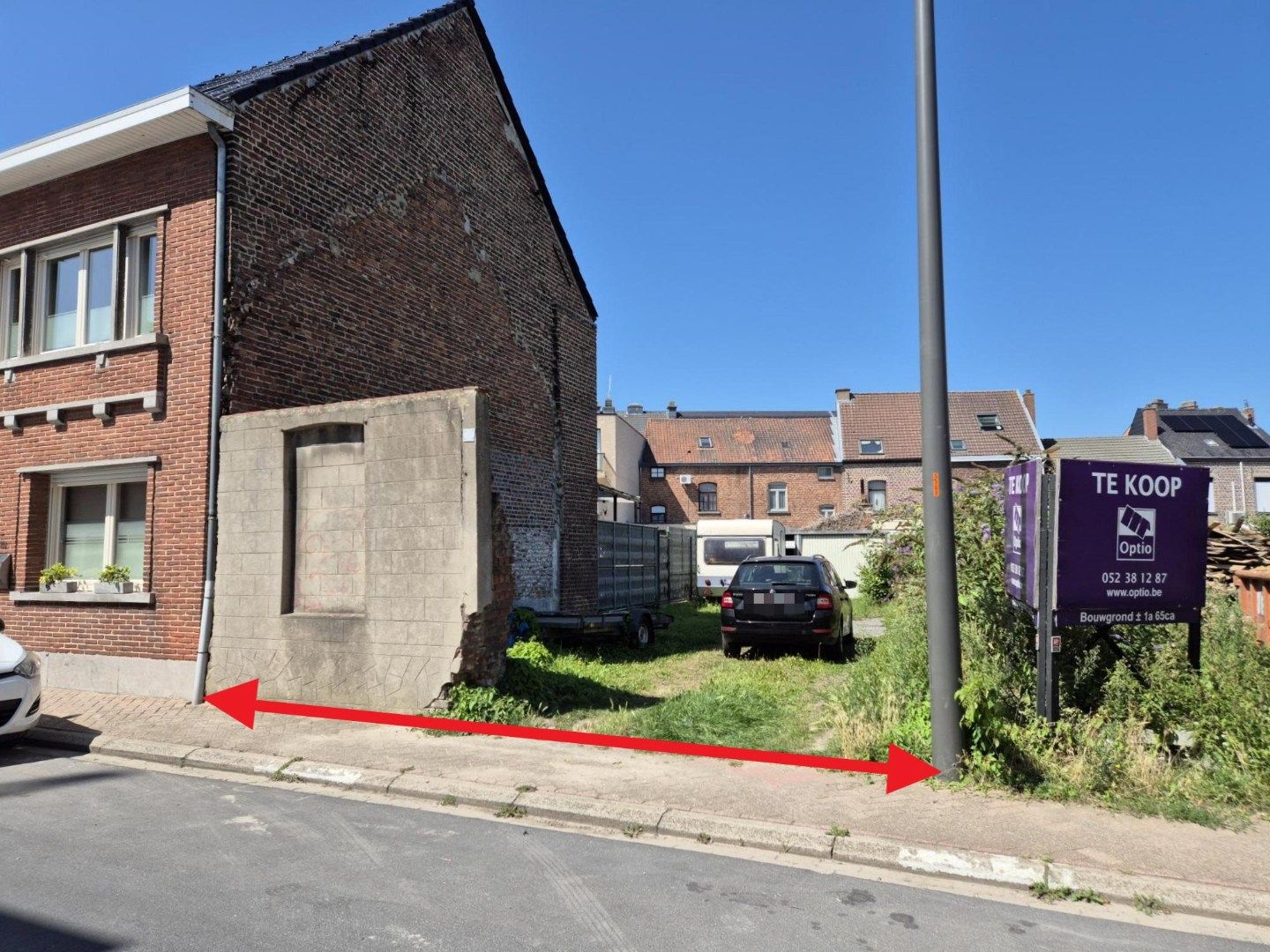 Bouwgrond/Projectgrond voor gesloten bebouwing in het centrum van Merchtem foto 2