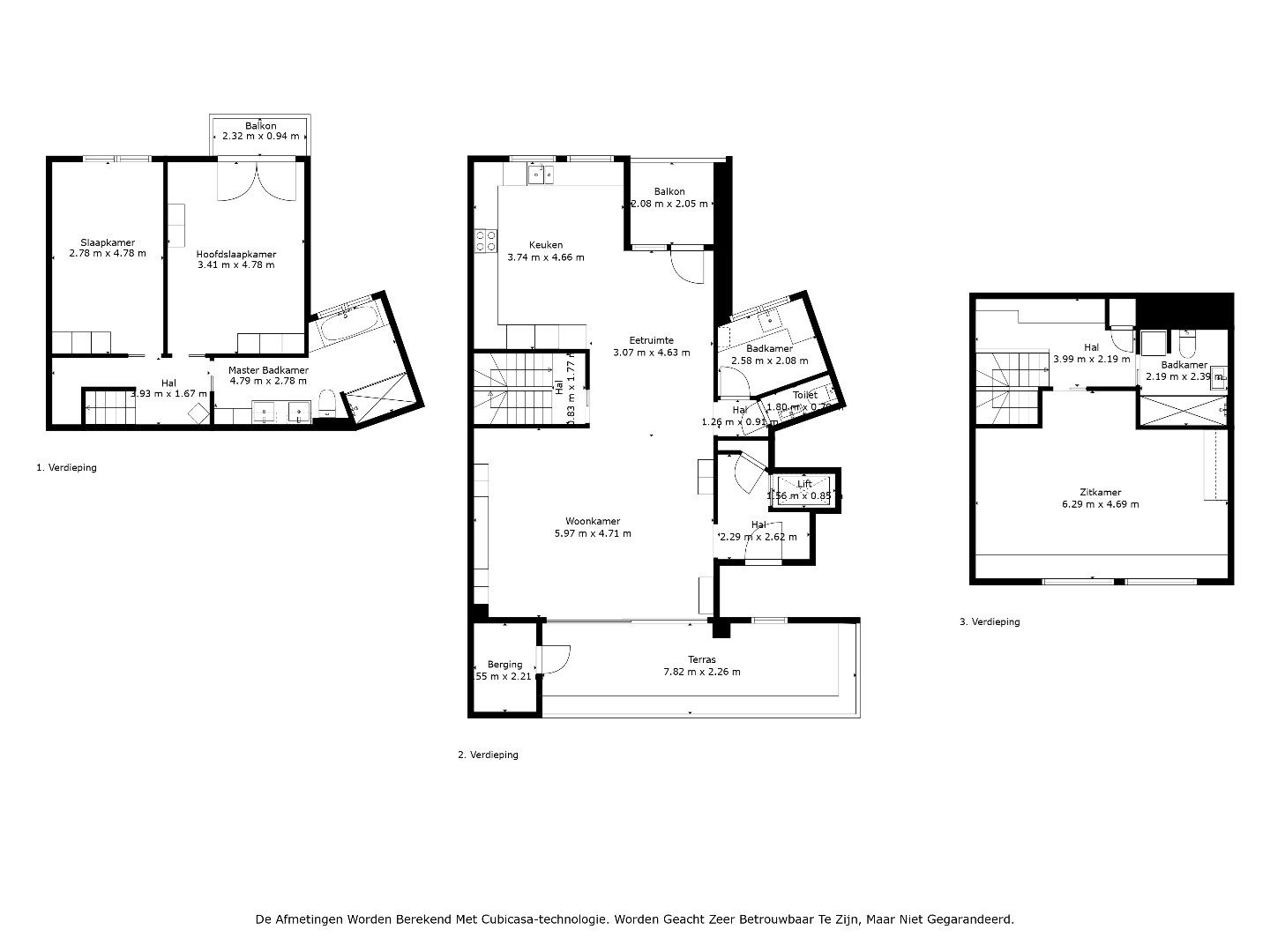 TRIPLEX-APPARTEMENT MET 3 SLPKS, 2 BADKAMERS EN RUIME GARAGE IN HARTJE LANAKEN !  foto 27