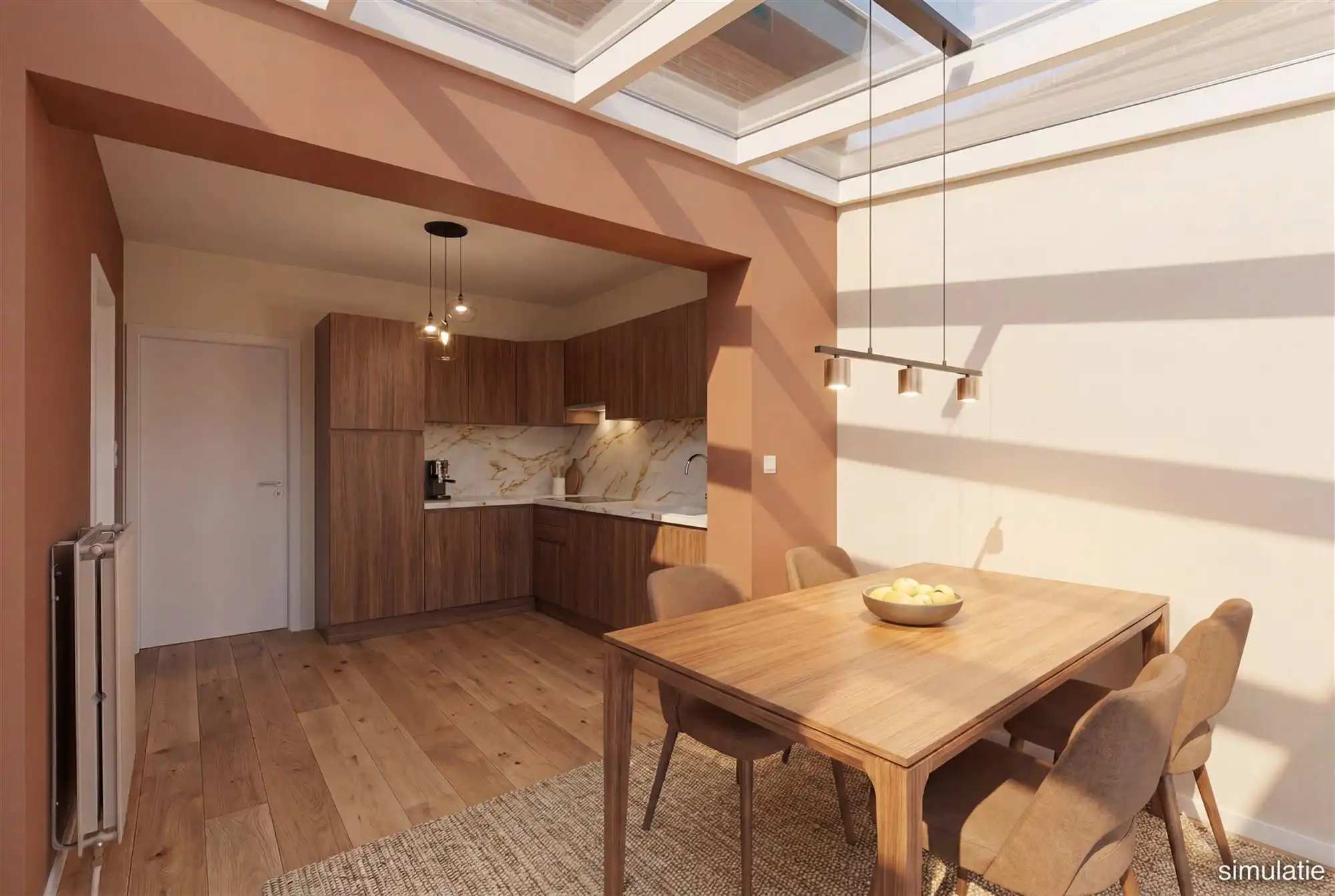 ZEER RUIM EN LICHTRIJK DUPLEX APPARTEMENT (149M²) MET 2 SLAAPKAMERS EN LEUKE VERANDA MET 2 TERRASSEN TE LAAKDAL foto 13