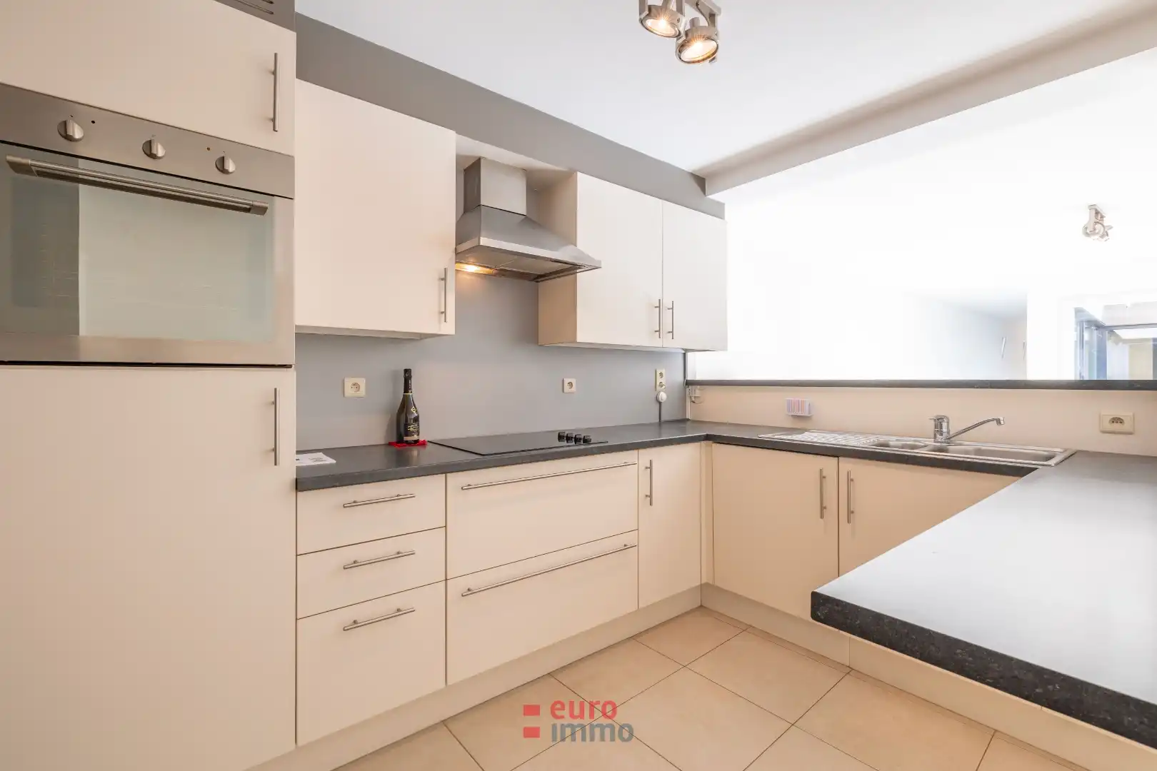 Zeer ruim en lichtrijk appartement met patio en stadskoer in hartje Nieuwpoort foto 7