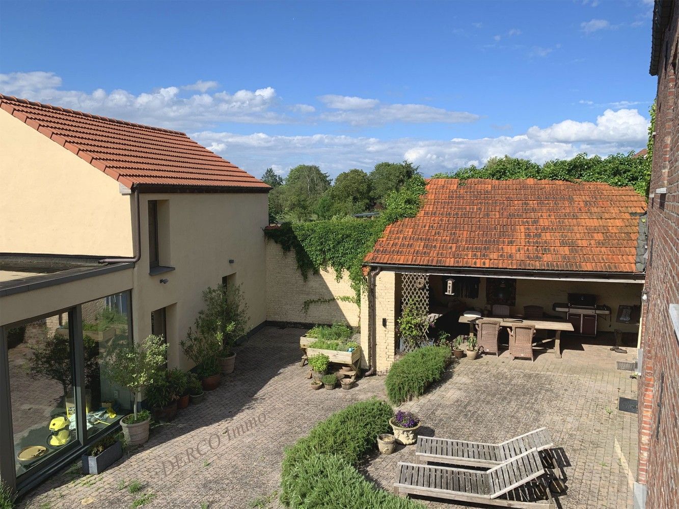 mooi geheel van ruime woning met vrijstaand bijgebouw (zorgwoning, atelier, kantoor, B&B, ......)  -  zeer rustige ligging tussen  Leuven, Bierbeek en Hoegaarden foto 5