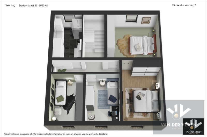Luxueus afgewerkte en energiezuinige ruime woning met vier slaapkamers en guesthouse met tal van mogelijkheden op centrale (maar toch bosrijke!) locatie te As foto 22