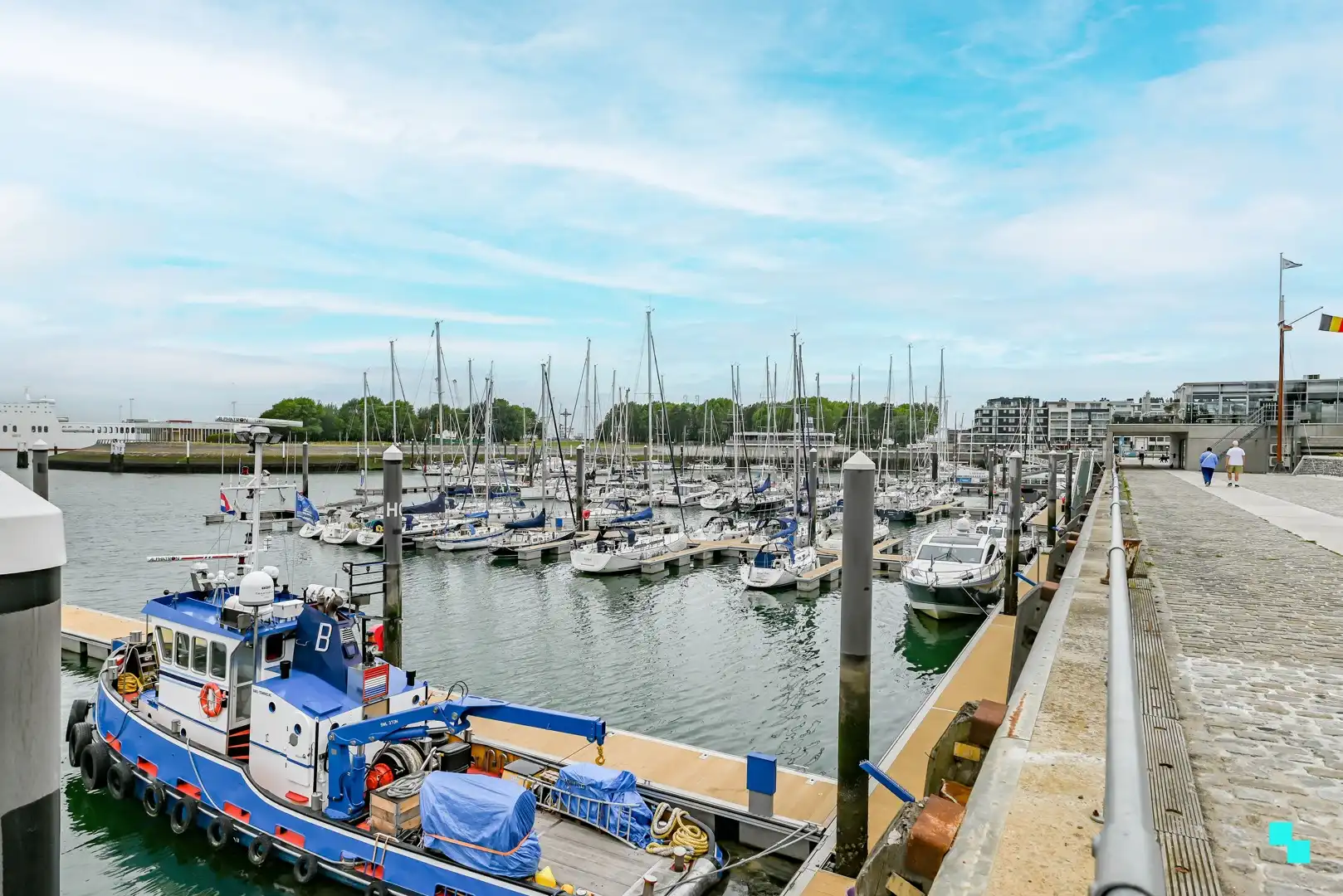 Aantrekkelijk (investerings)appartement nabij de jachthaven van Zeebrugge foto 19