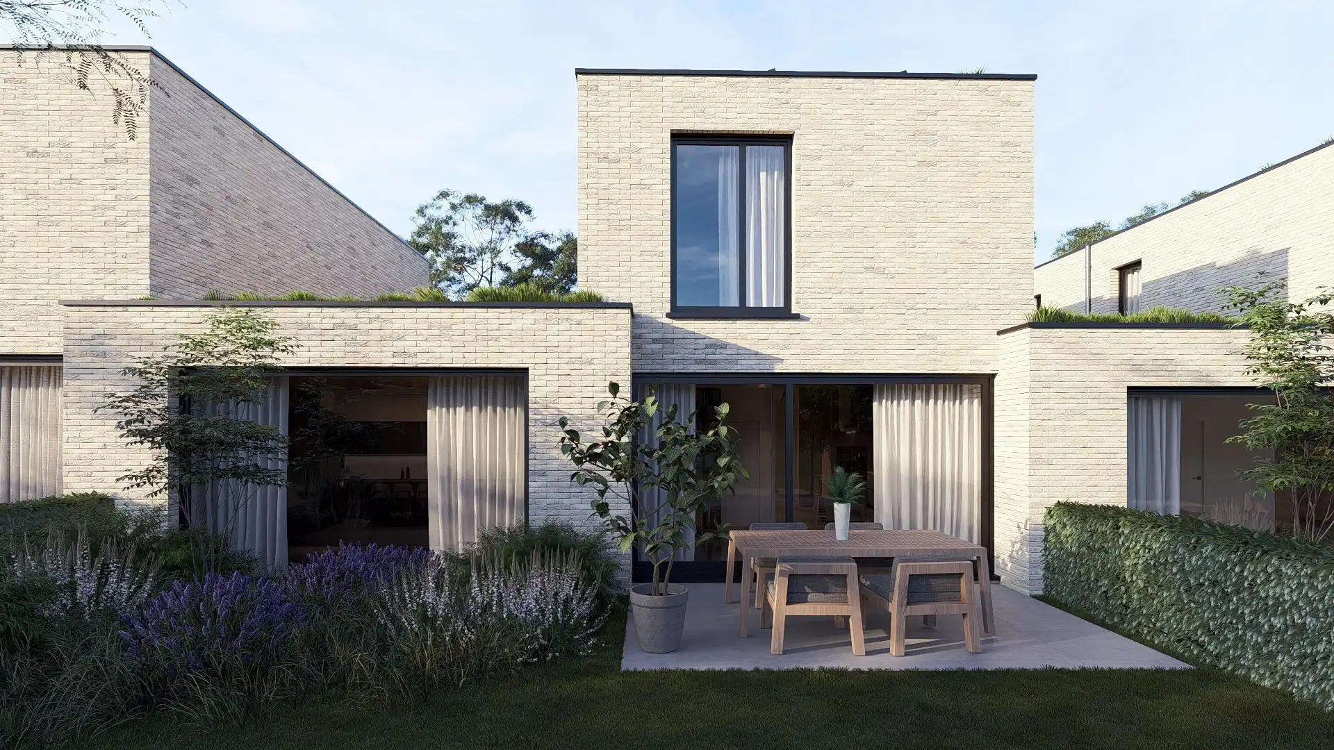 Nieuwbouwwoning op 2a10ca met 2 slpk's en overdekte carport te Maasmechelen foto 3