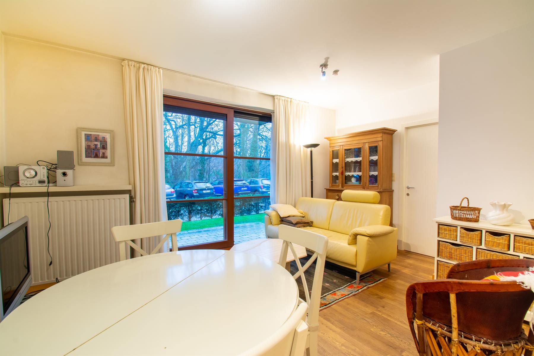 LICHTRIJK - Gemeubeld appartement 1 slpk. met terras en tuin foto 2