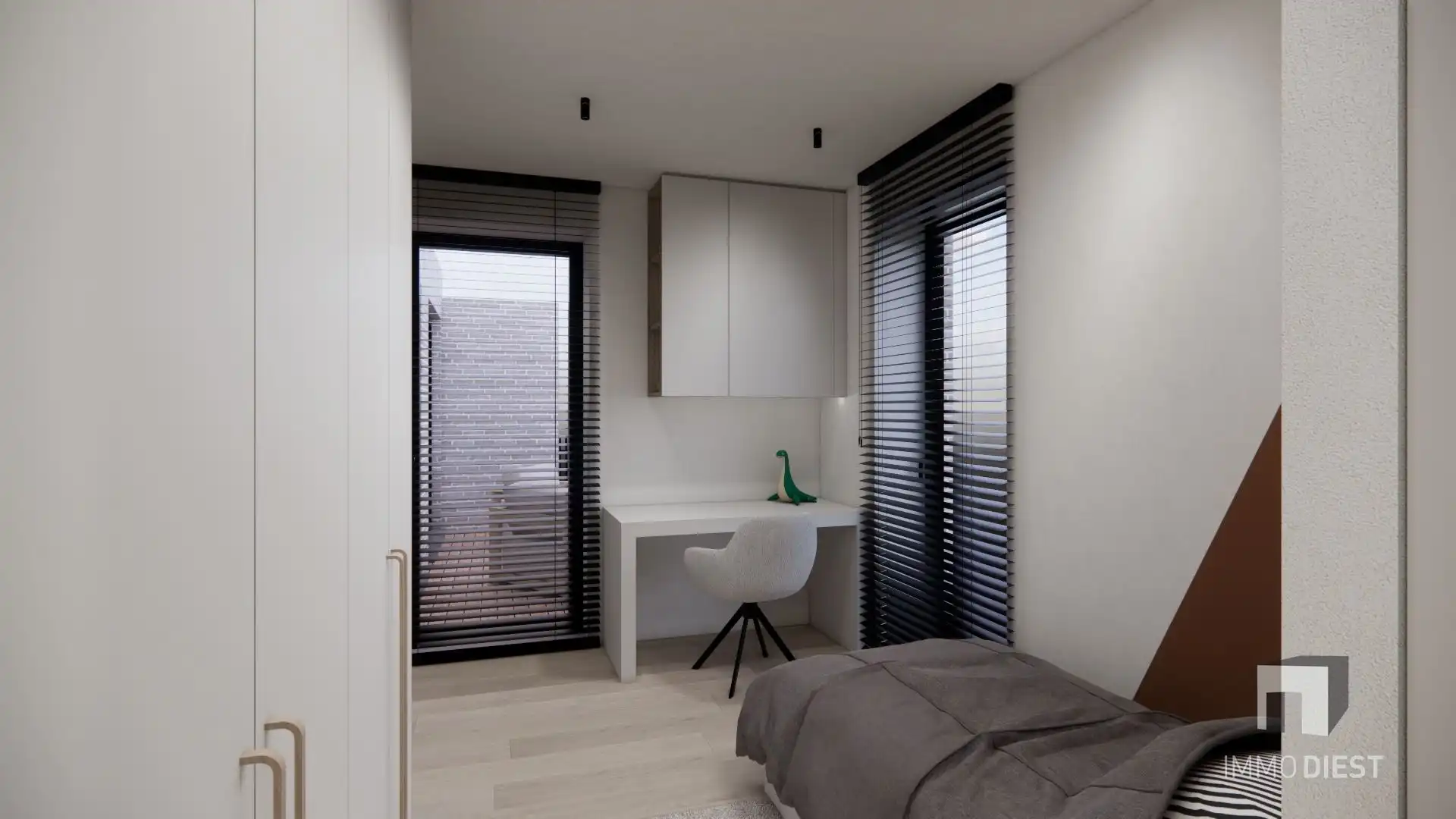 Gelijkvloers app. van 82m2 met 2slpk en 2 ensuite badkamers foto 13