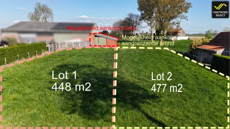 Bouwgrond te koop in Watervliet 448 m2 foto {{pictureIndex}}