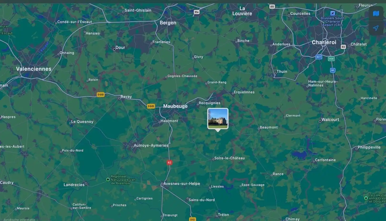 Château d'Epinois met toren, en met dépendance logies. foto 43