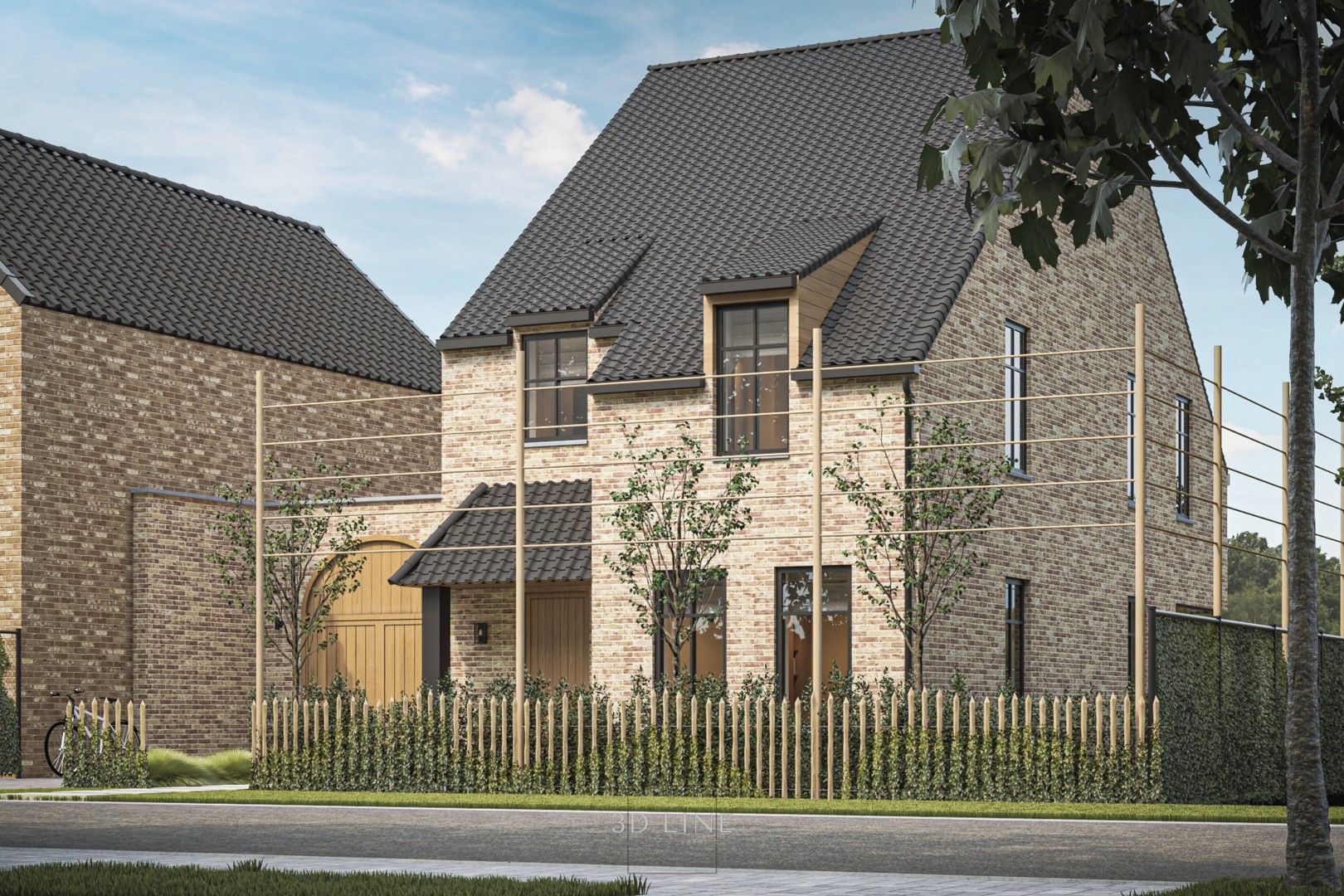 Casco nieuwbouwwoning met kelder op een perceel van 10a 09ca foto 4