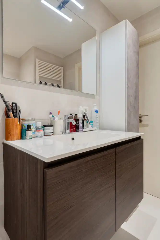 Vlakbij het Boekenberg Park gelegen appartement op de 2de verdieping met 2 slks, terras en garagebox! foto 24