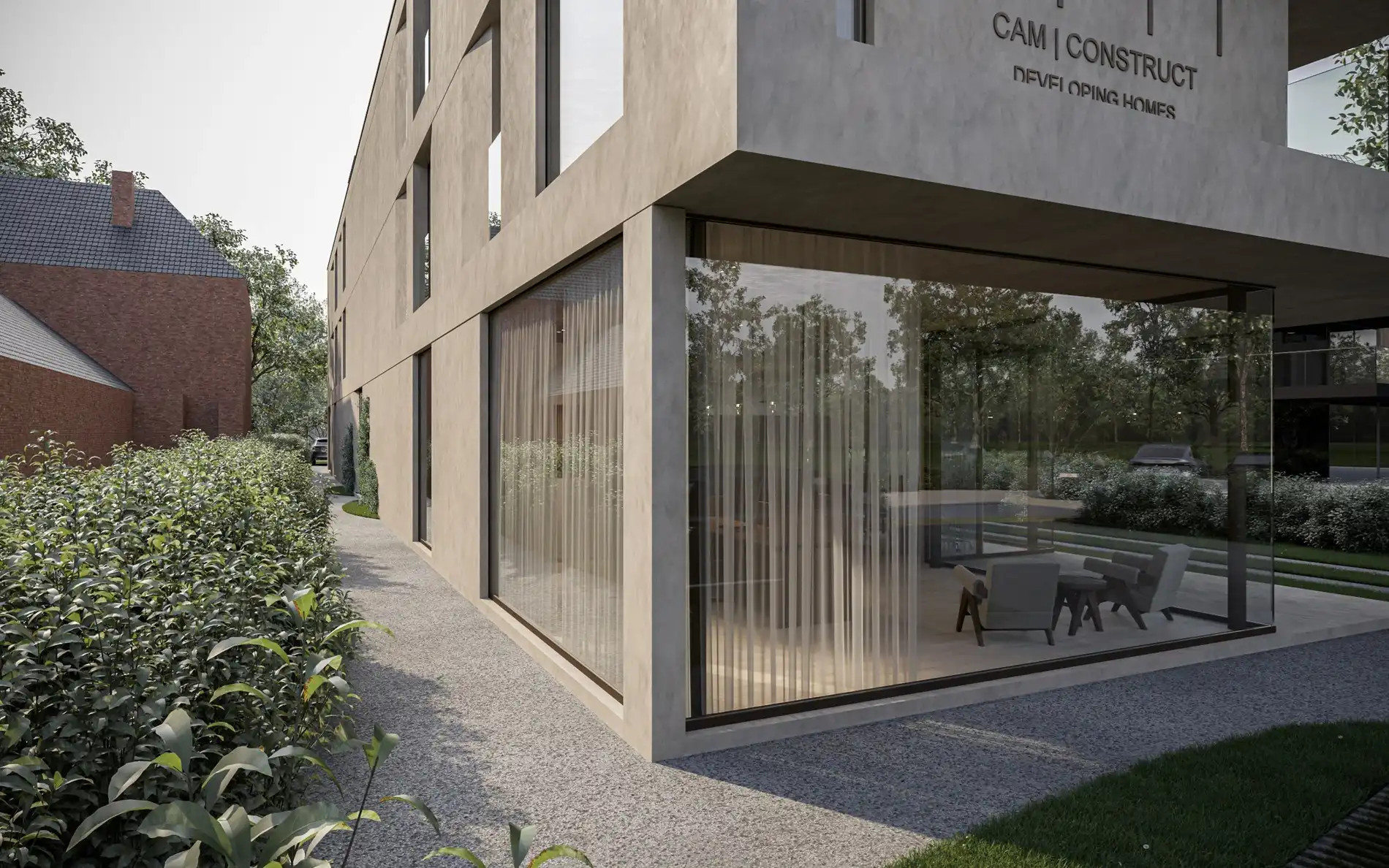 Res. Westlane - Handelspand met grote visibiliteit op de Natiënlaan te Knokke  foto 3