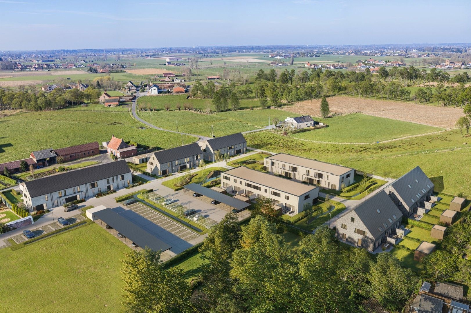 Prachtige halfopen nieuwbouw met zongerichte tuin & garage foto 2