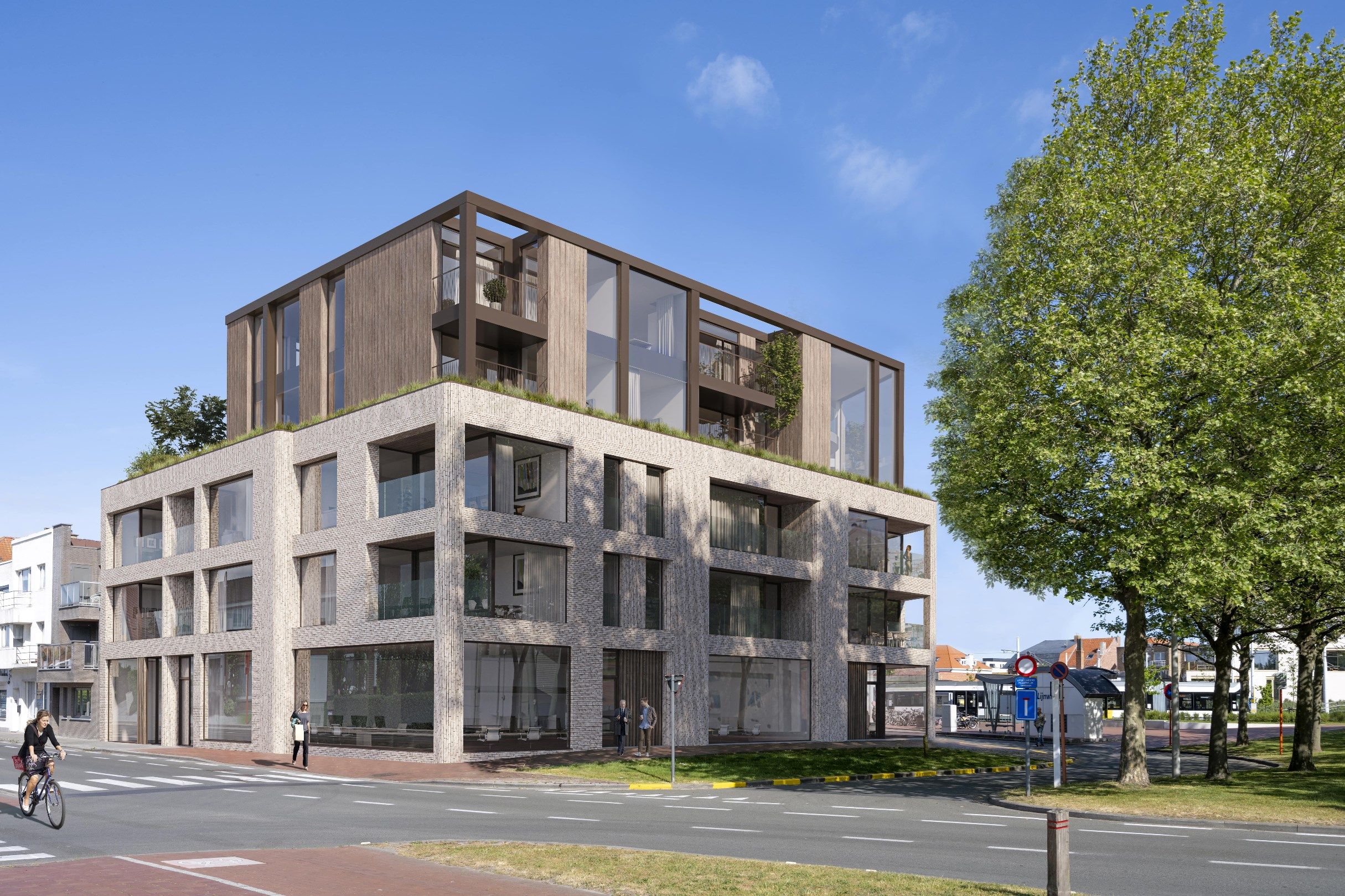 Nieuwbouwproject ‘Maurice’, gelegen in het hart van Knokke-Heist nabij Duinenwater. foto 1