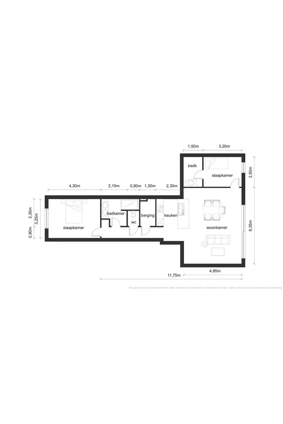Instapklaar gelijkvloers appartement met tuin, in het centrum! foto 12