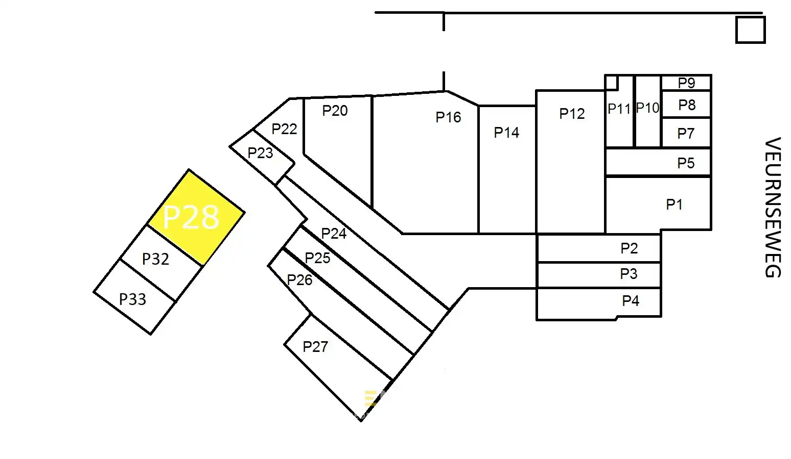 Instapklaar magazijn (600 m2) met mezzanine en geïntegreerd kantoor langs de N8 te Elverdinge (Ieper). Ambachten toegestaan ! foto 10