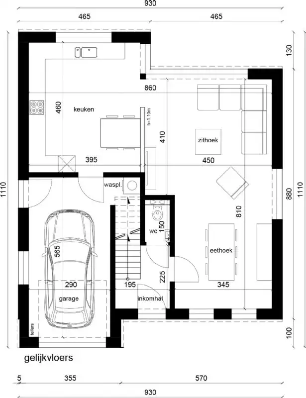 Nieuw te bouwen alleenstaande woning te Boezinge. foto 3