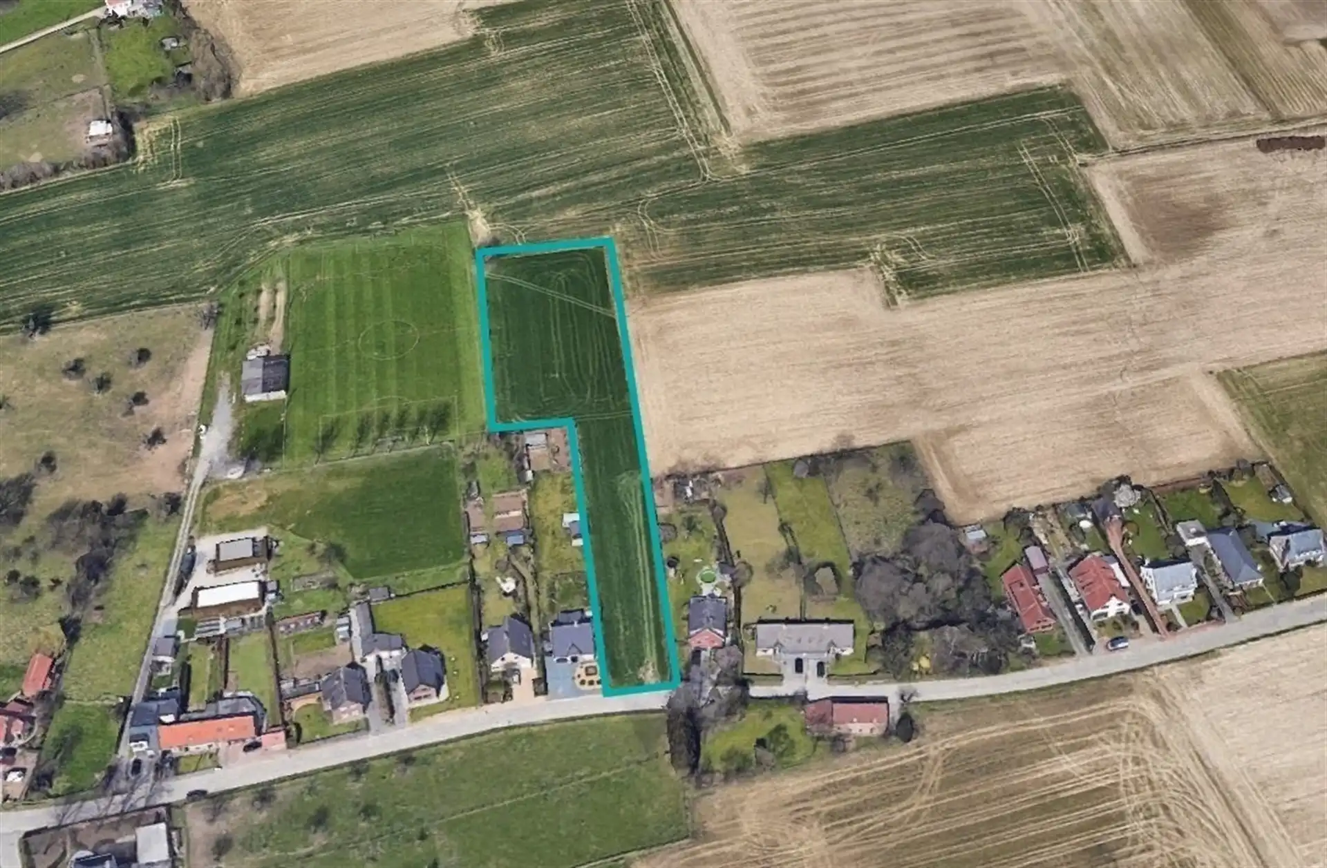 Bouwgrond van 50 are met groenzicht in Bekkerzeel foto 2