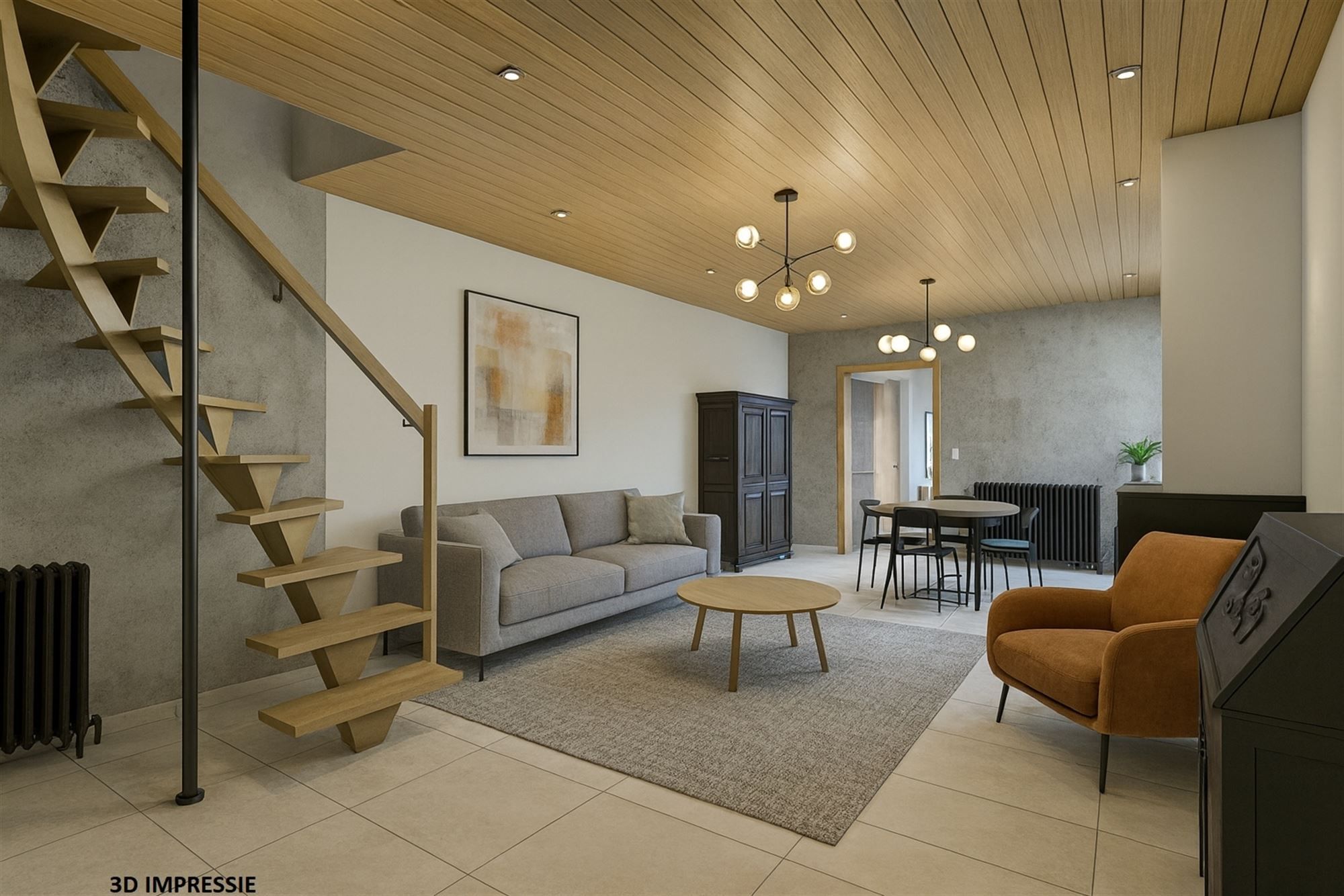 Gezellige woning met 3 SLPK en garage te Mechelen foto 4