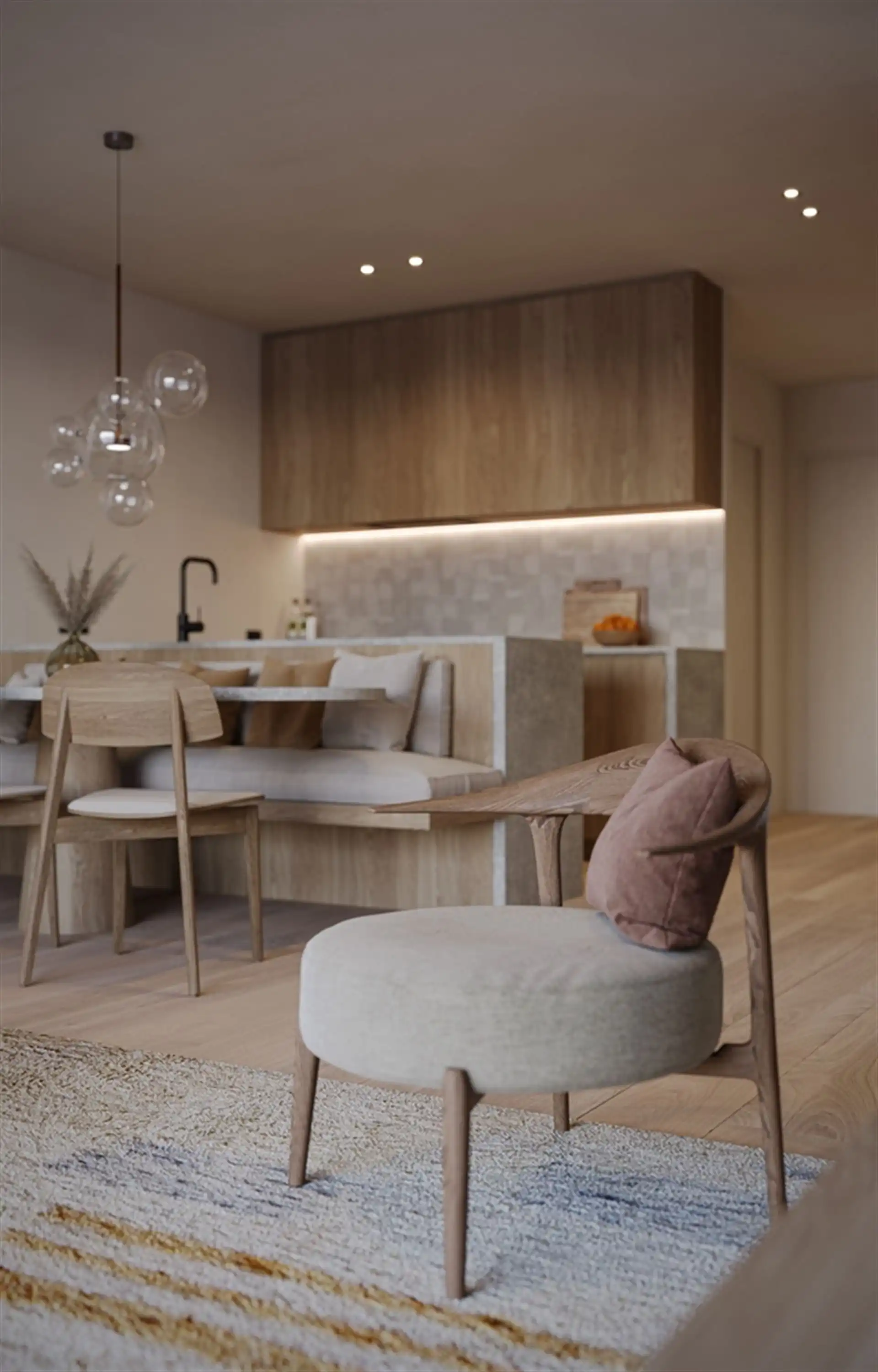 1 slaapkamer appartement met 2 ruime terrassen foto 2