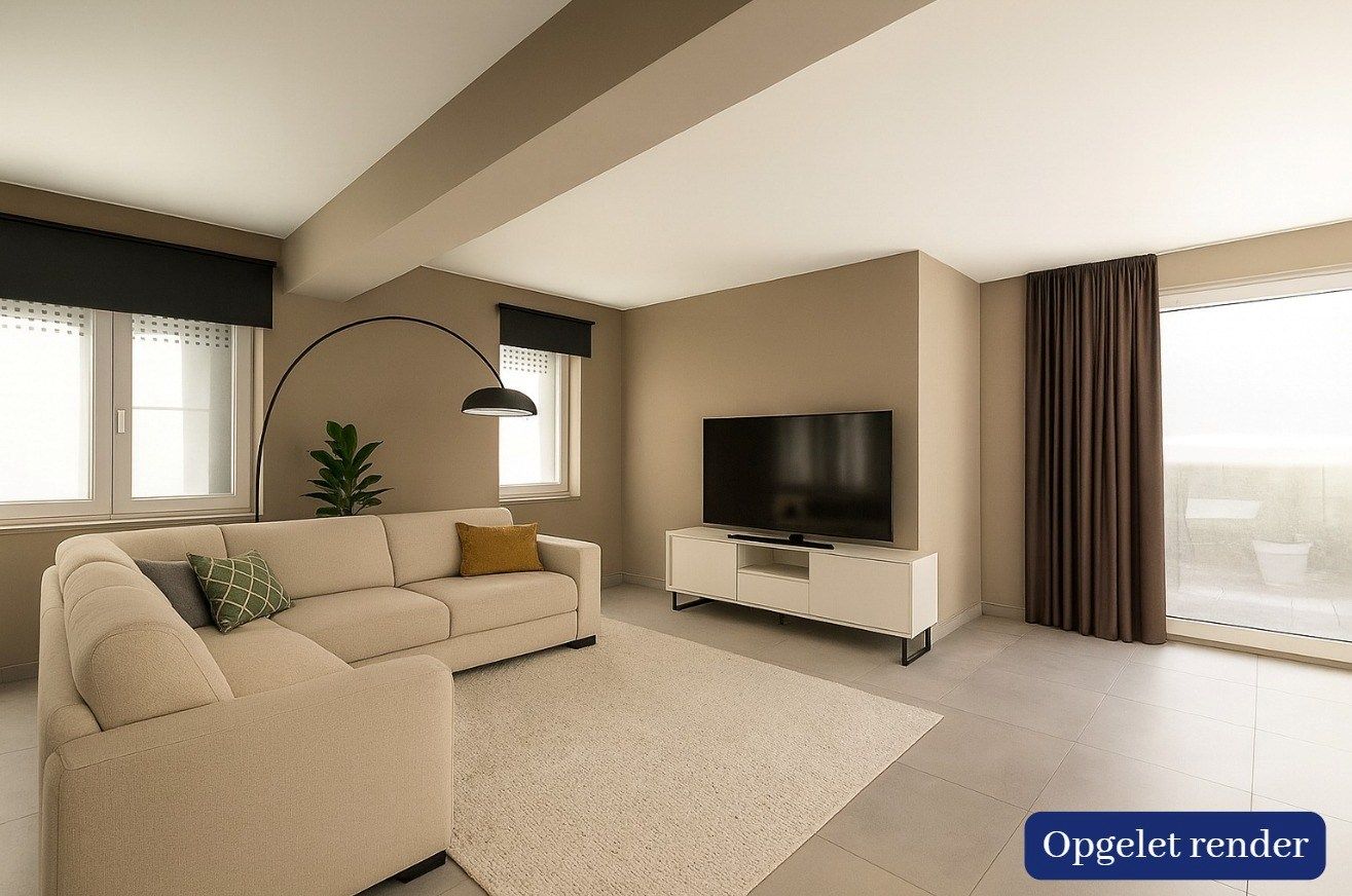 Gerenoveerd gelijkvloers appartement (149m²) met 2slpk, stadstuin en garagebox! foto 3