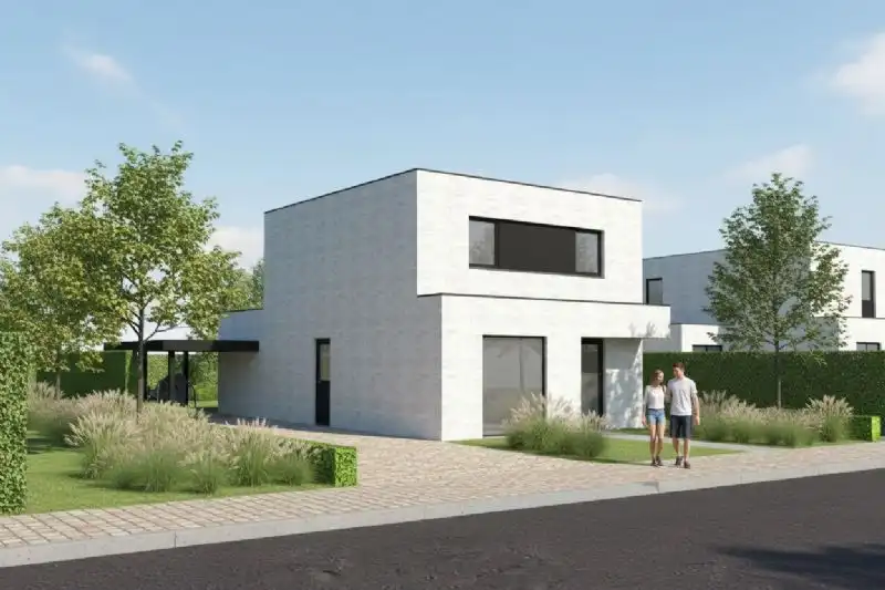 Nieuw te bouwen alleenstaande woning met vrije keuze van architectuur te Hooglede. foto 2