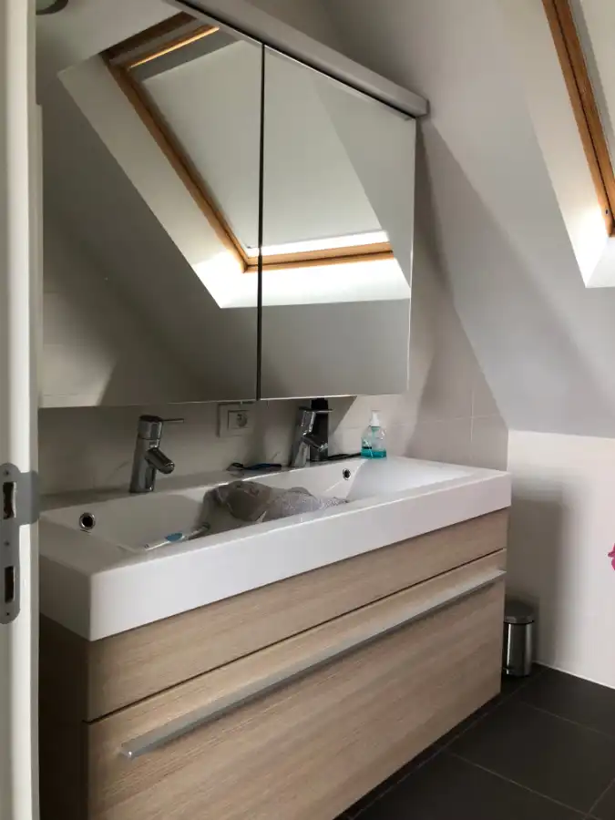 Ruim twee slaapkamer DUPLEX-APPARTEMENT met terras & gelijkvloerse garage foto 12