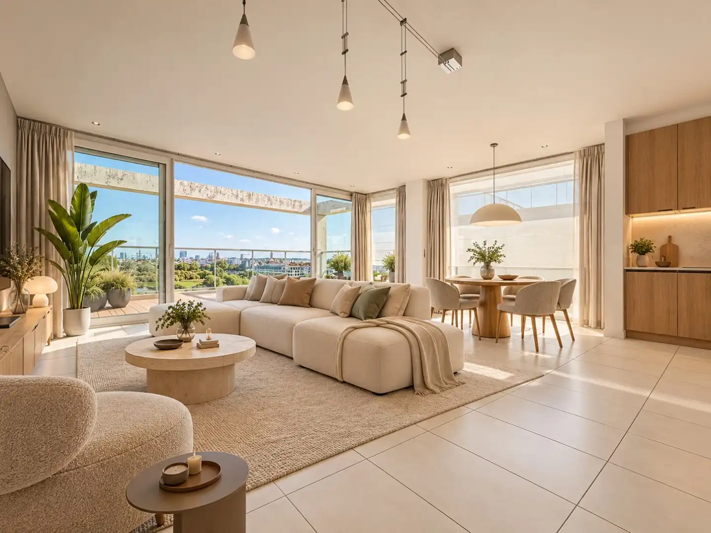 Dakappartement met prachtig zicht op de golf en grote terrassen  foto 4