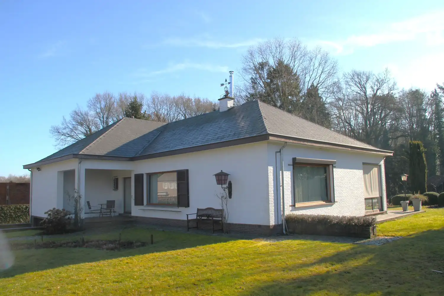 Uniek gelegen vrijstaande gezinswoning met 3 slaapkamers midden in de natuur op een perceel van 54 are in As centrum! foto 5