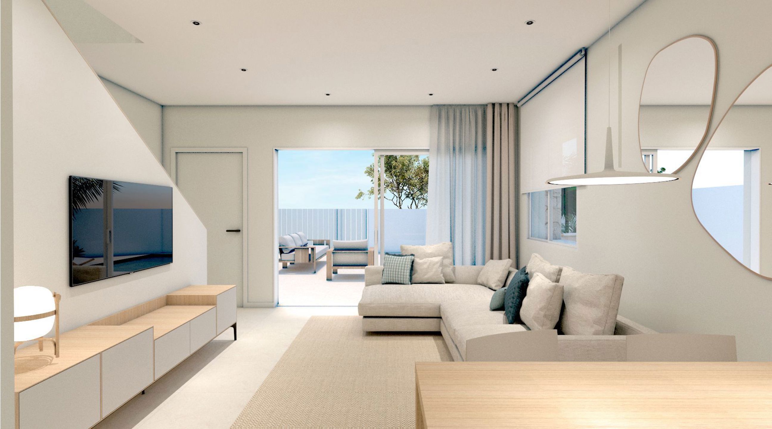 SPANJE - Appartementen Ibiza-stijl 1km van strand, zee. foto 14