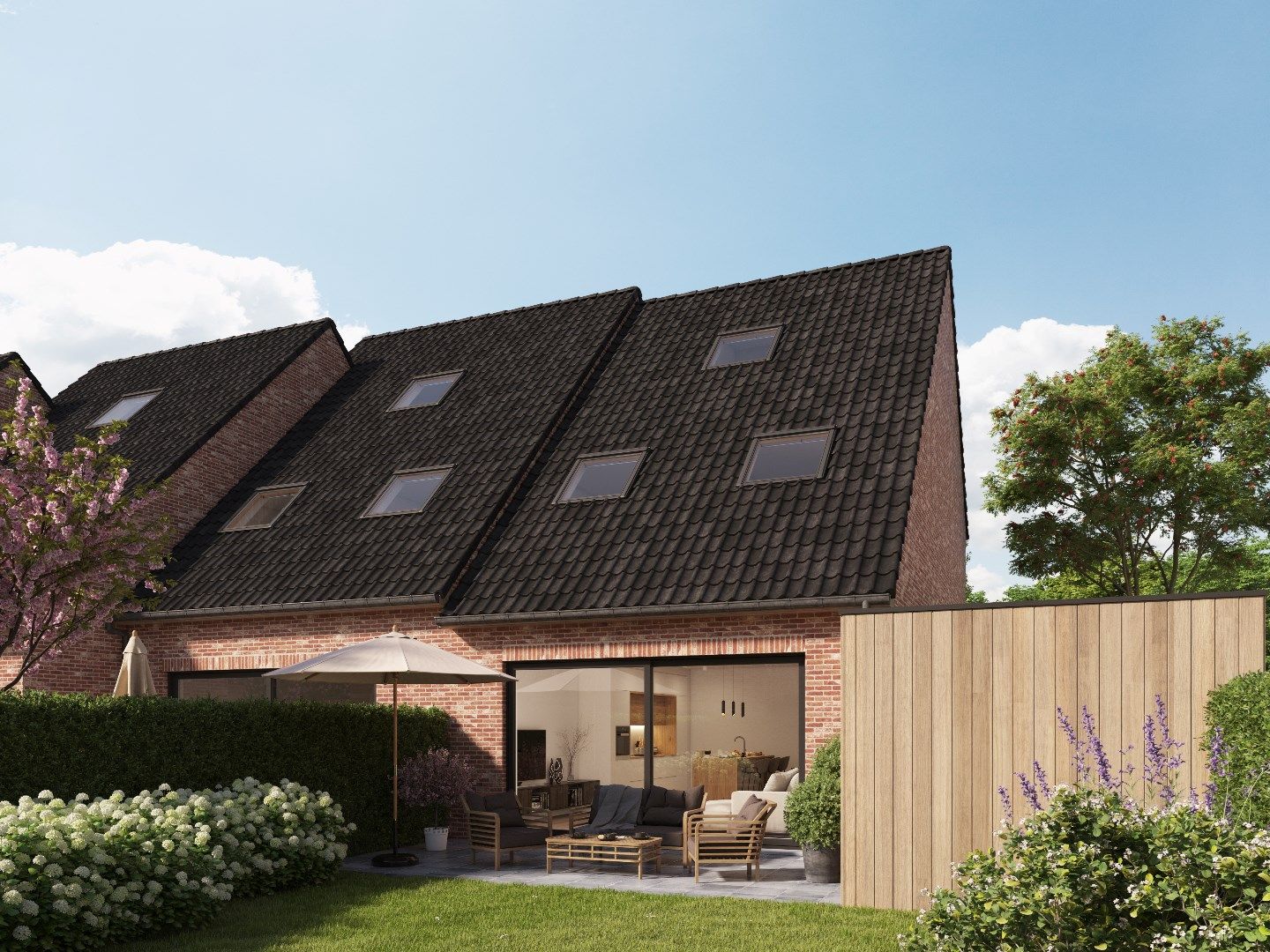 CHARMANTE NIEUWBOUWWONING IN WOONERF GULDEN SPOREN foto {{pictureIndex}}