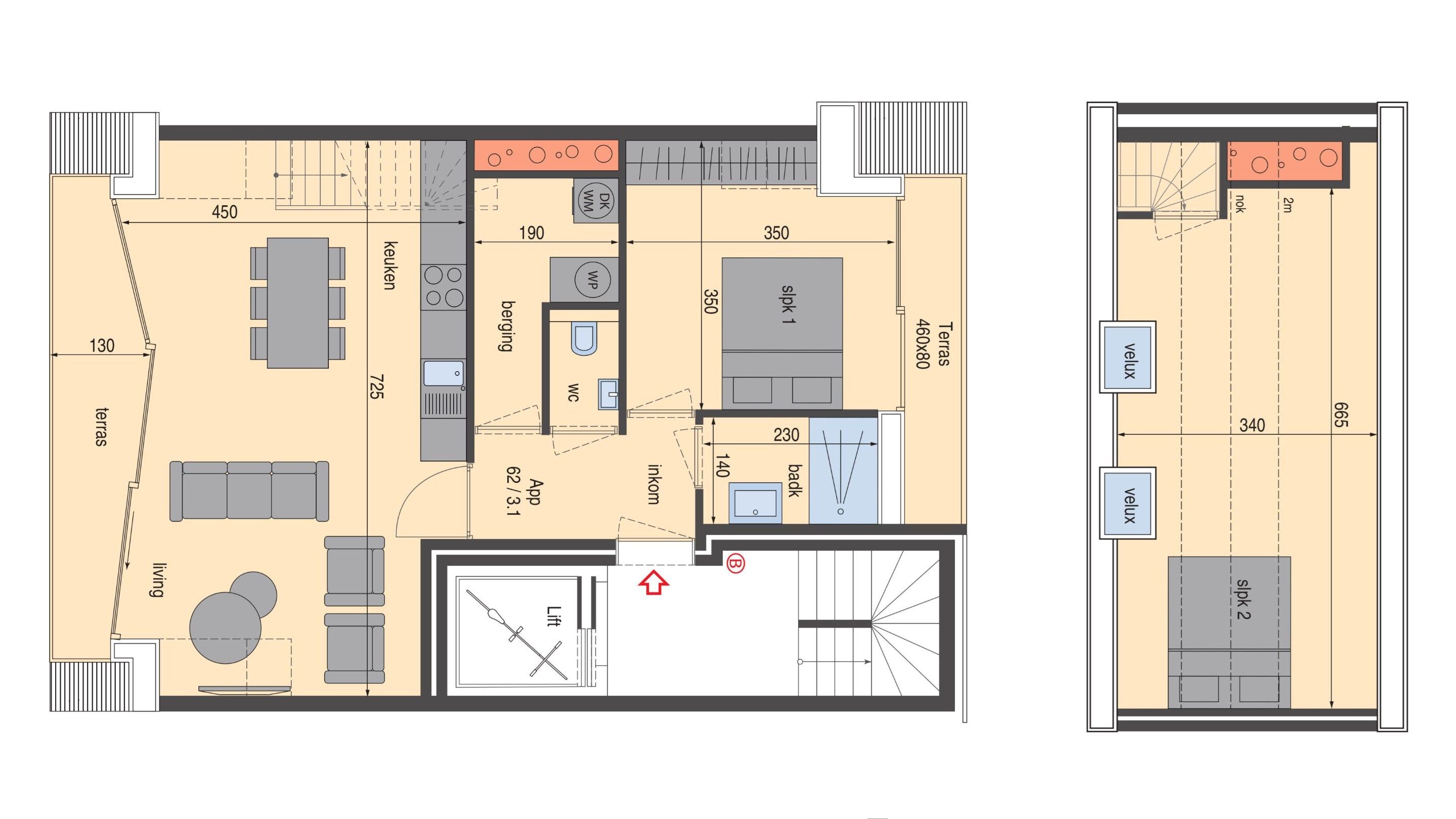 Res. “Finion” – Modern duplex appartement met 2 slaapkamers foto 4