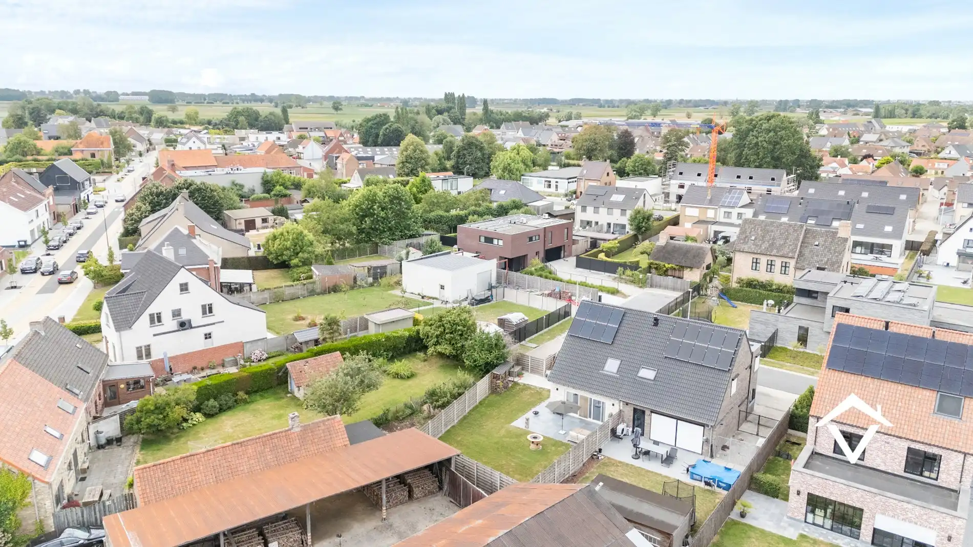 Recente halfopen bebouwing (2019) in rustige, doodlopende straat te Koekelare foto 27