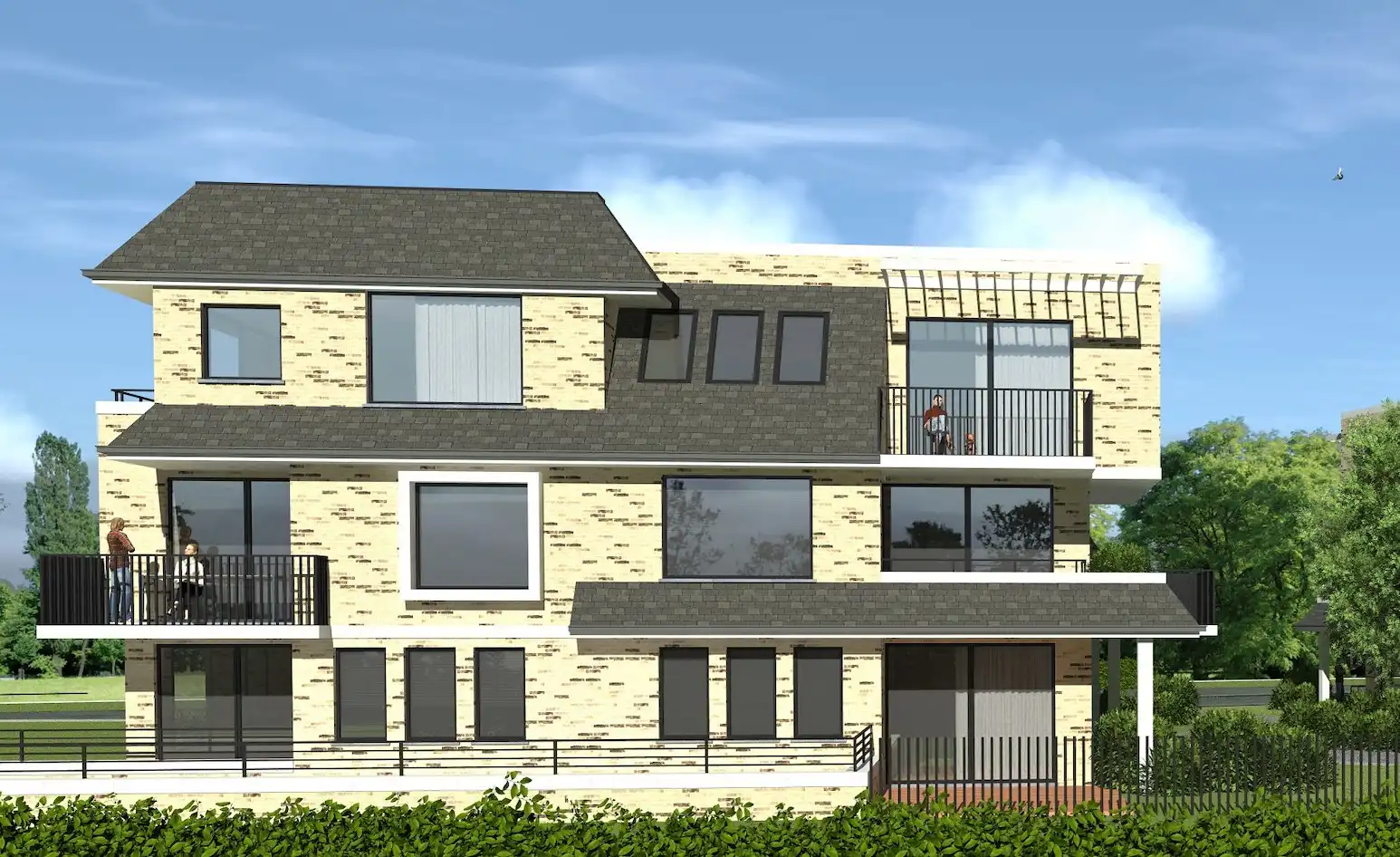 Nieuwbouwproject bestaande uit 22 appartementen in De Haan, Vosseslag foto 4