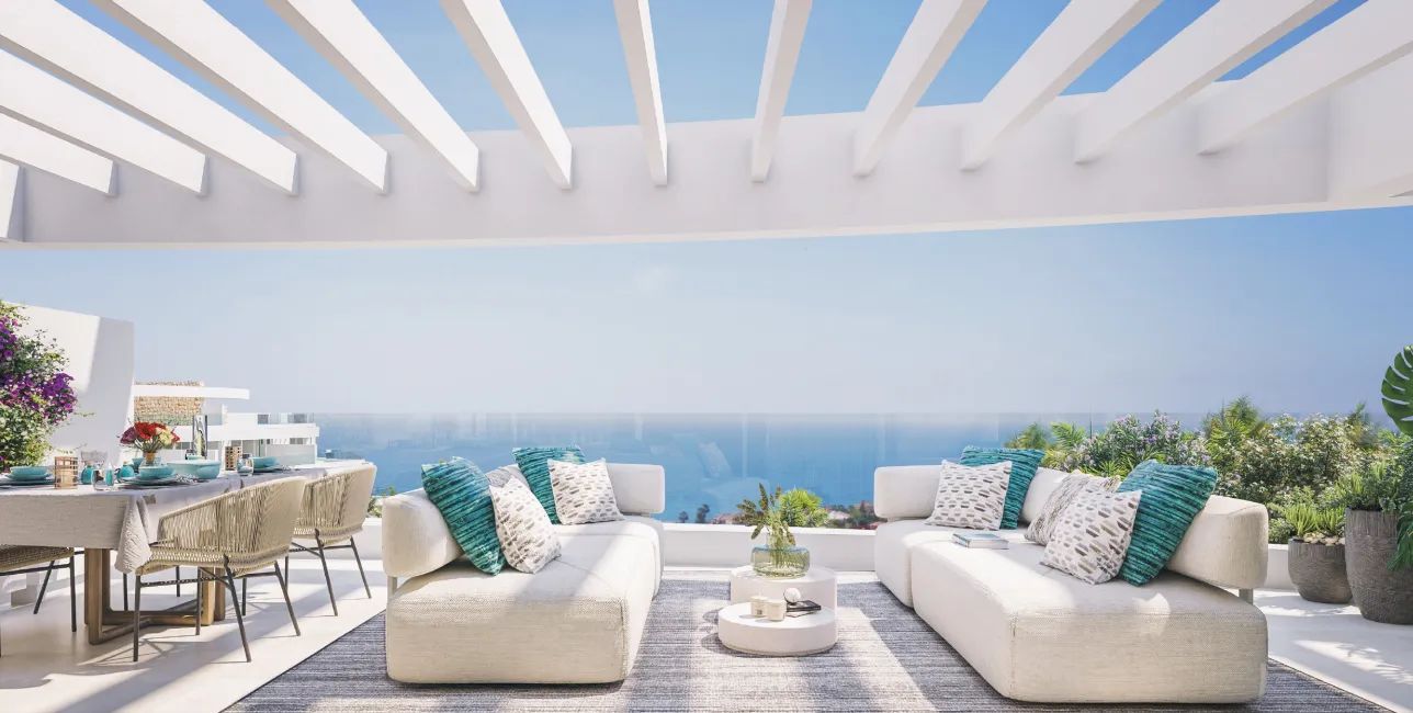 Luxe appartementen en penthouses met panoramisch zeezicht in Mijas foto 7