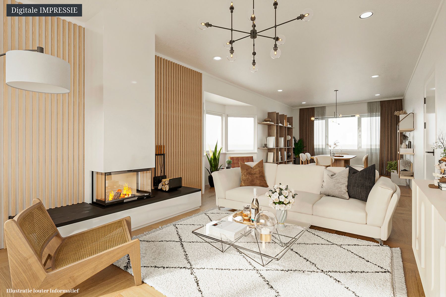 Karaktervolle, te renoveren woning, tuin en grote garage foto 4