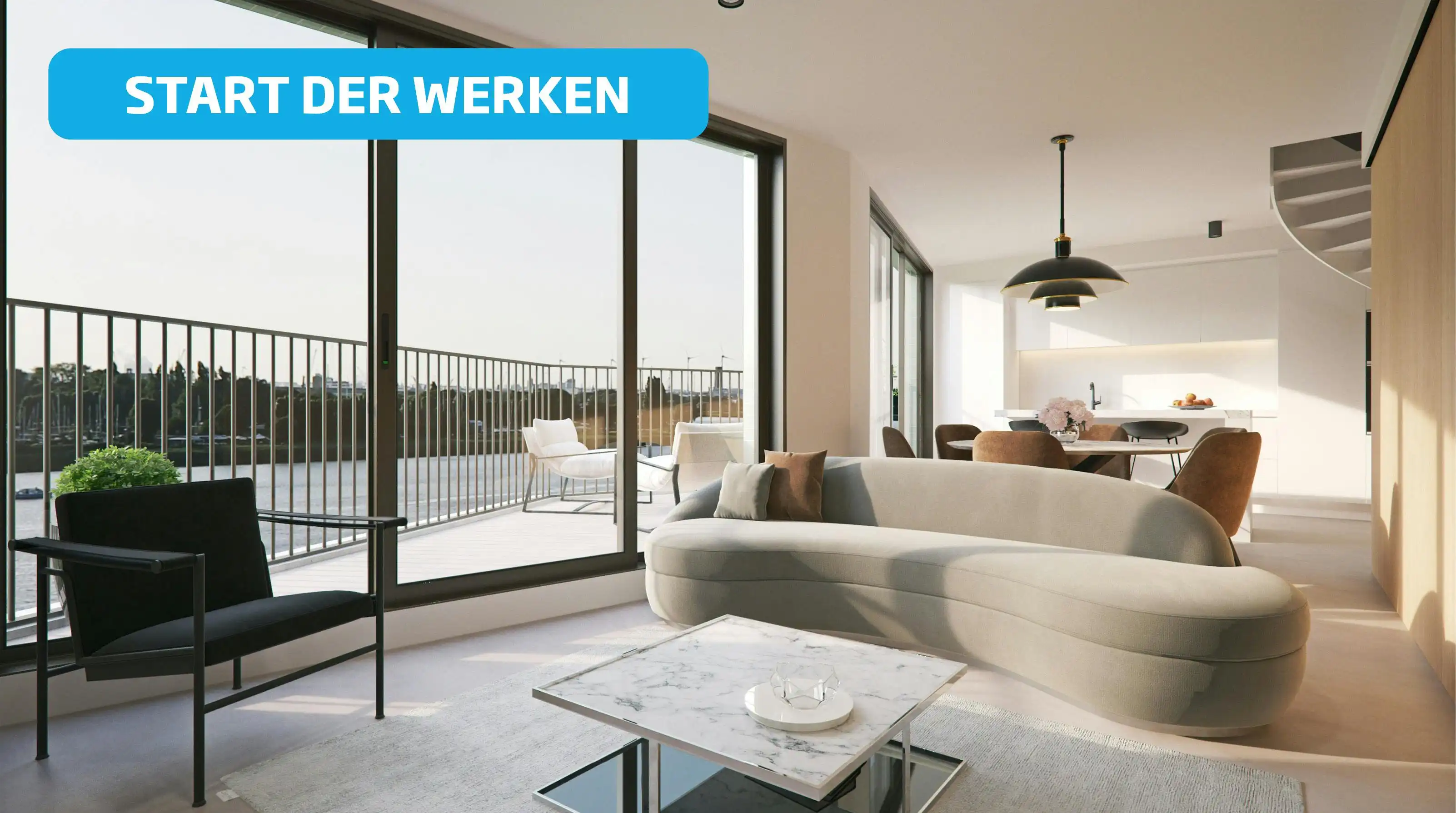 Penthouse te koop Van Meterenkaai 1/A0802 - 2000 Antwerpen