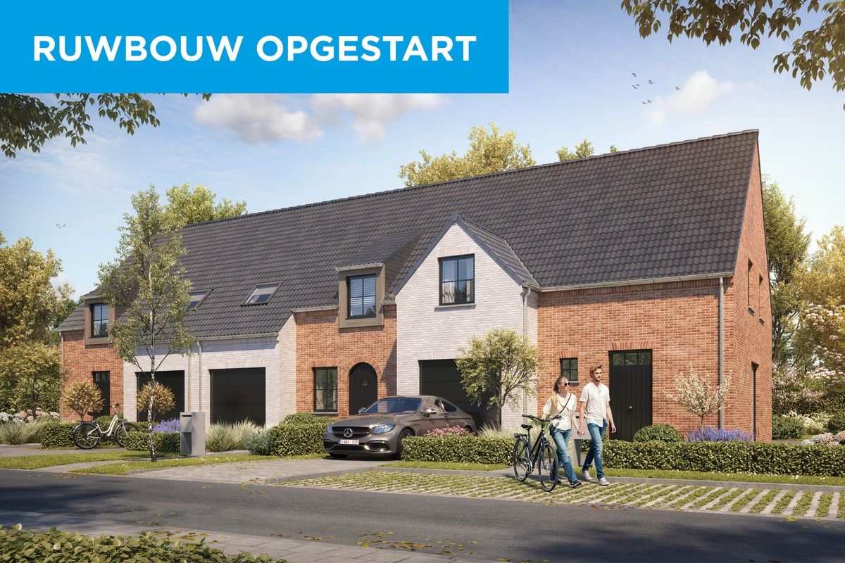 Lichtrijke landelijke nieuwbouwwoningen te Roeselare foto {{pictureIndex}}