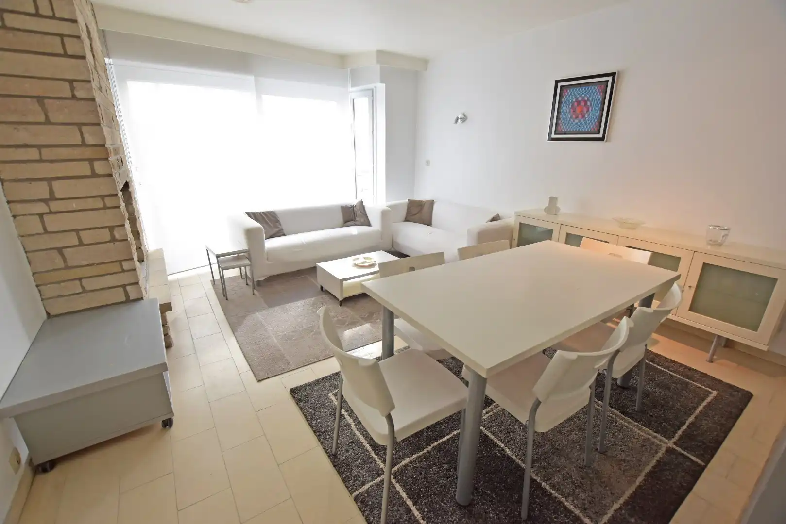 Gemeubeld appartement met zijdelings zeezicht nabij het Driehoeksplein foto 4