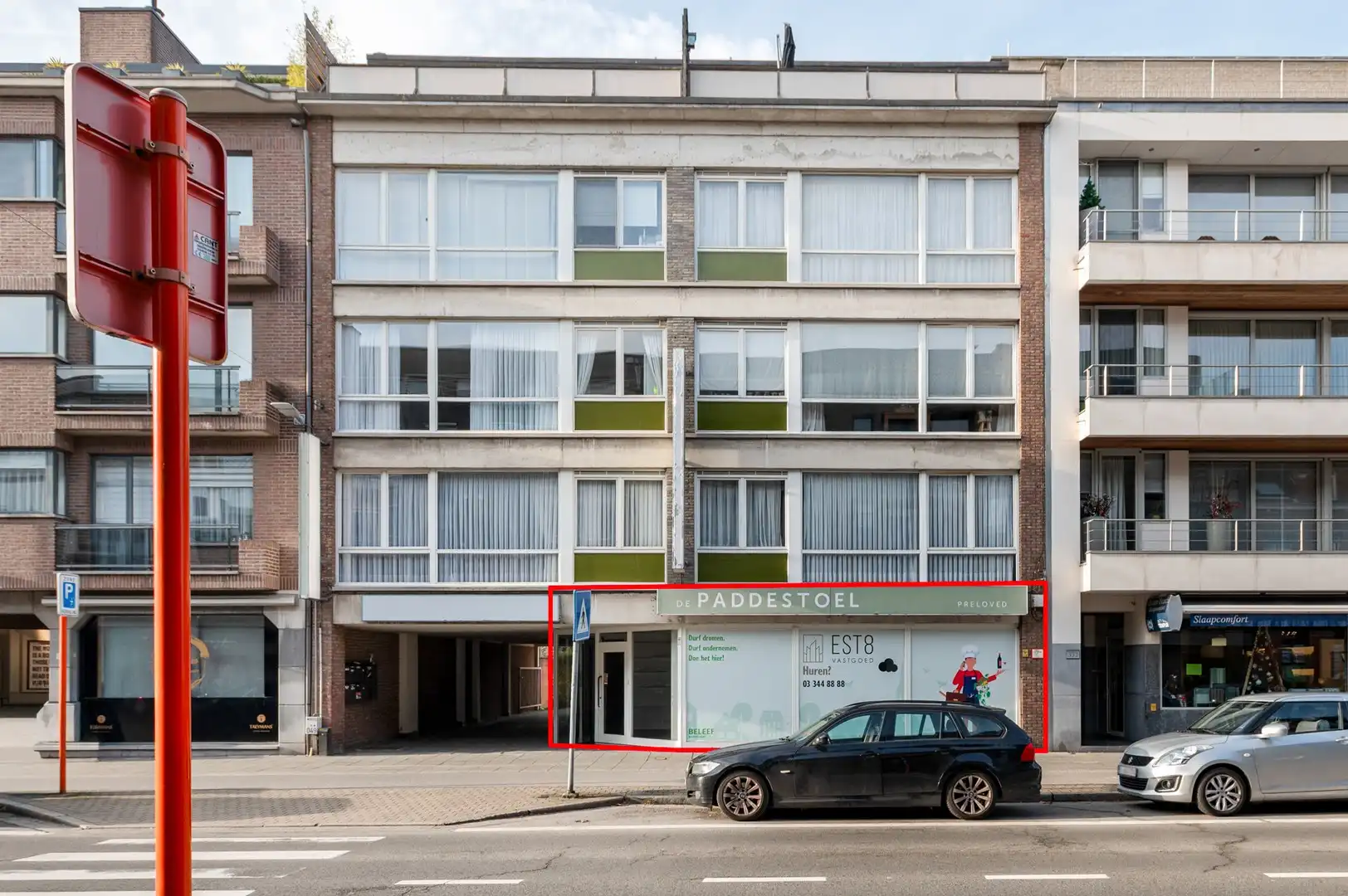 Handelsgelijkvloers met hoge visibiliteit op Bredabaan foto 16