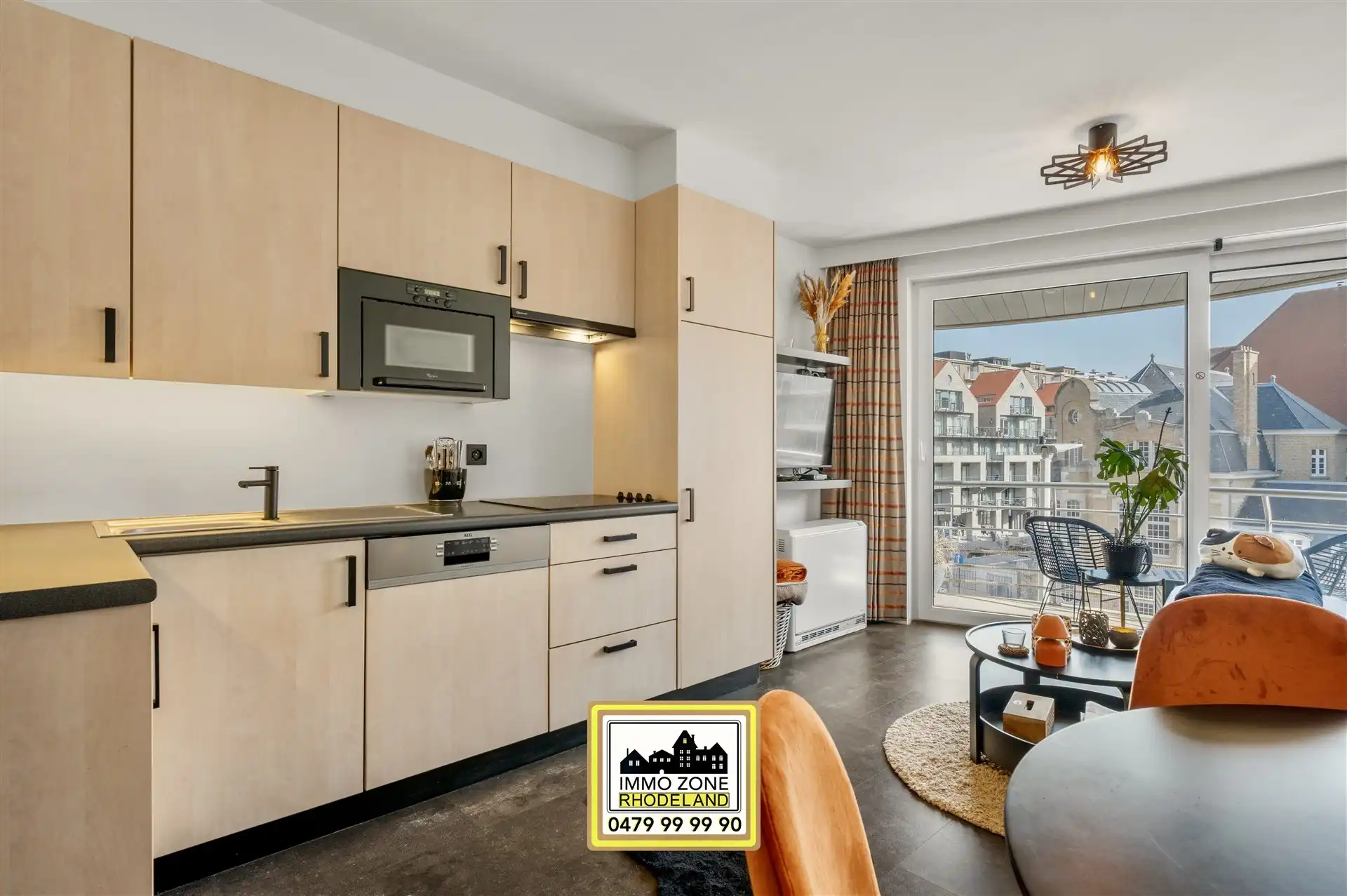 Prachtige studio met terras en zeezicht foto 16