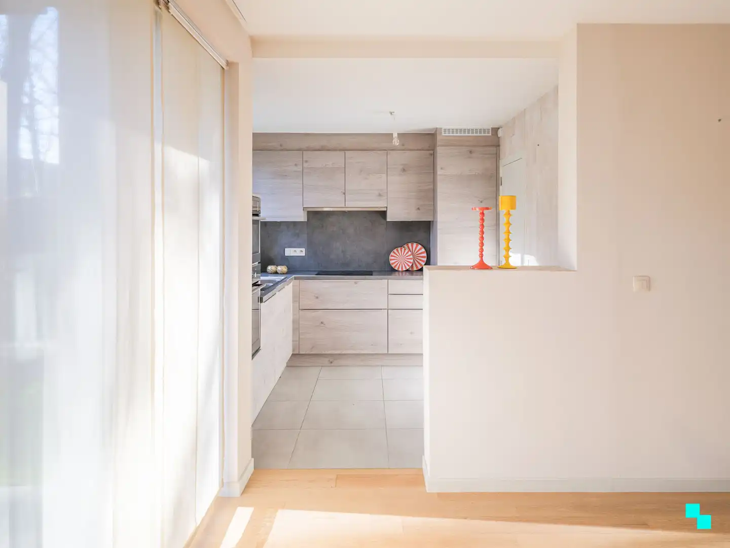 Stijlvol gelijkvloers appartement in zeer groene omgeving foto 12