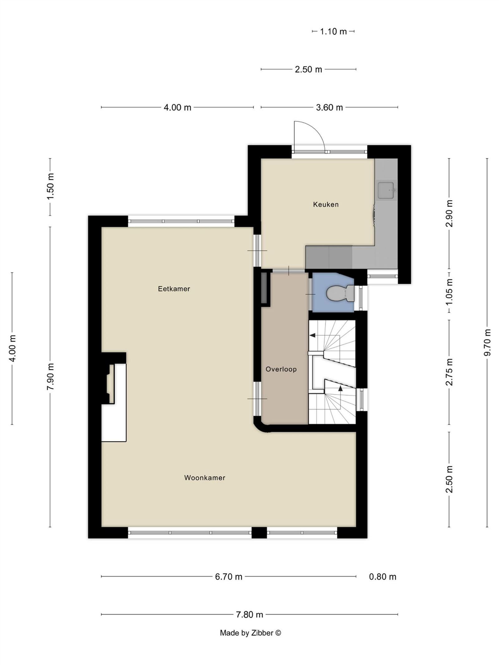 Ruime en zeer goed onderhouden 3-gevelwoning (EPC C) met garage foto 6