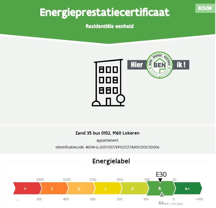 Energiezuinig nieuwbouwappartement met twee slaapkamers in Lokeren foto 18