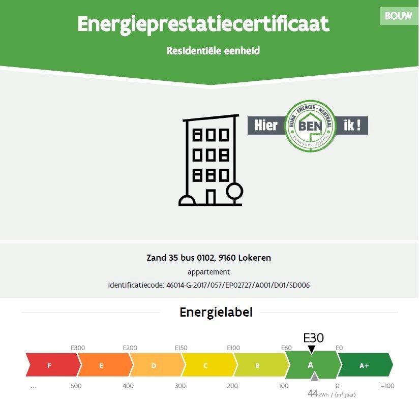 Energiezuinig nieuwbouwappartement met twee slaapkamers in Lokeren foto 18