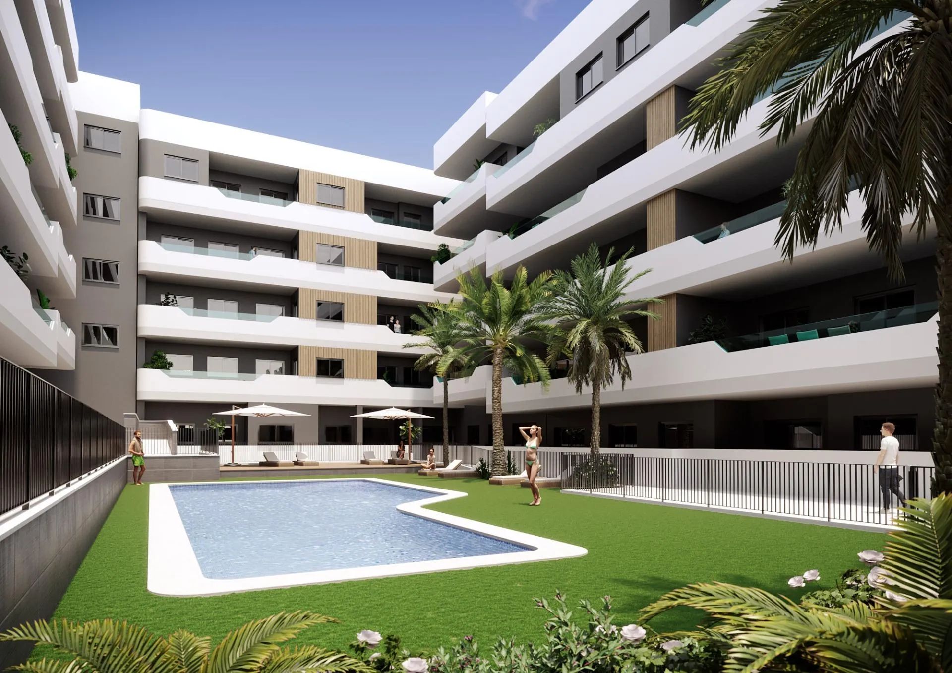 Luxueus leven in Santa Pola nabij de zee: moderne nieuwbouw appartementen foto {{pictureIndex}}