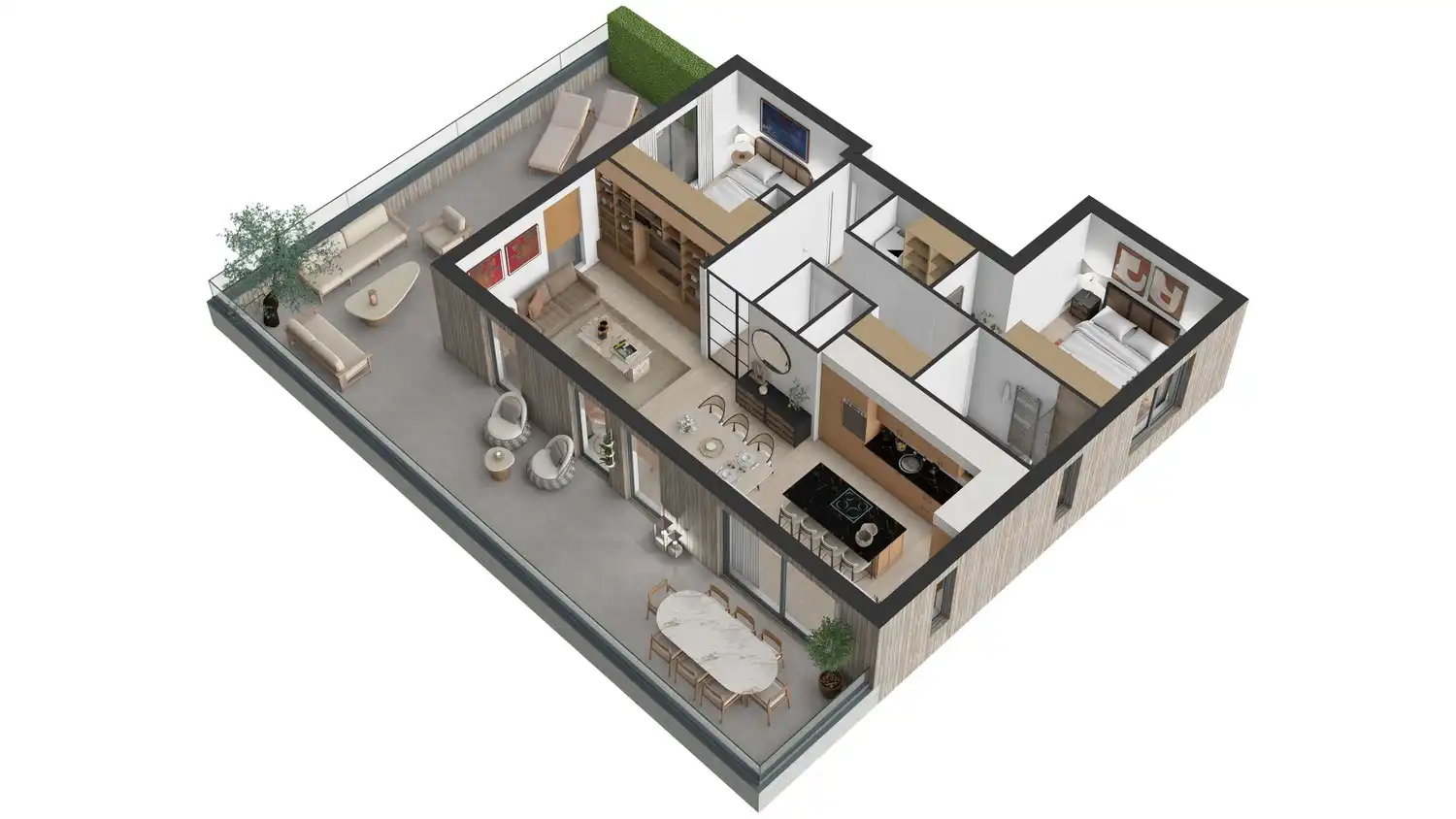 Residentie 'De Oester' : duurzaam, comfortabel en uitzonderlijk energiezuinig appartement te Hechtel foto 13