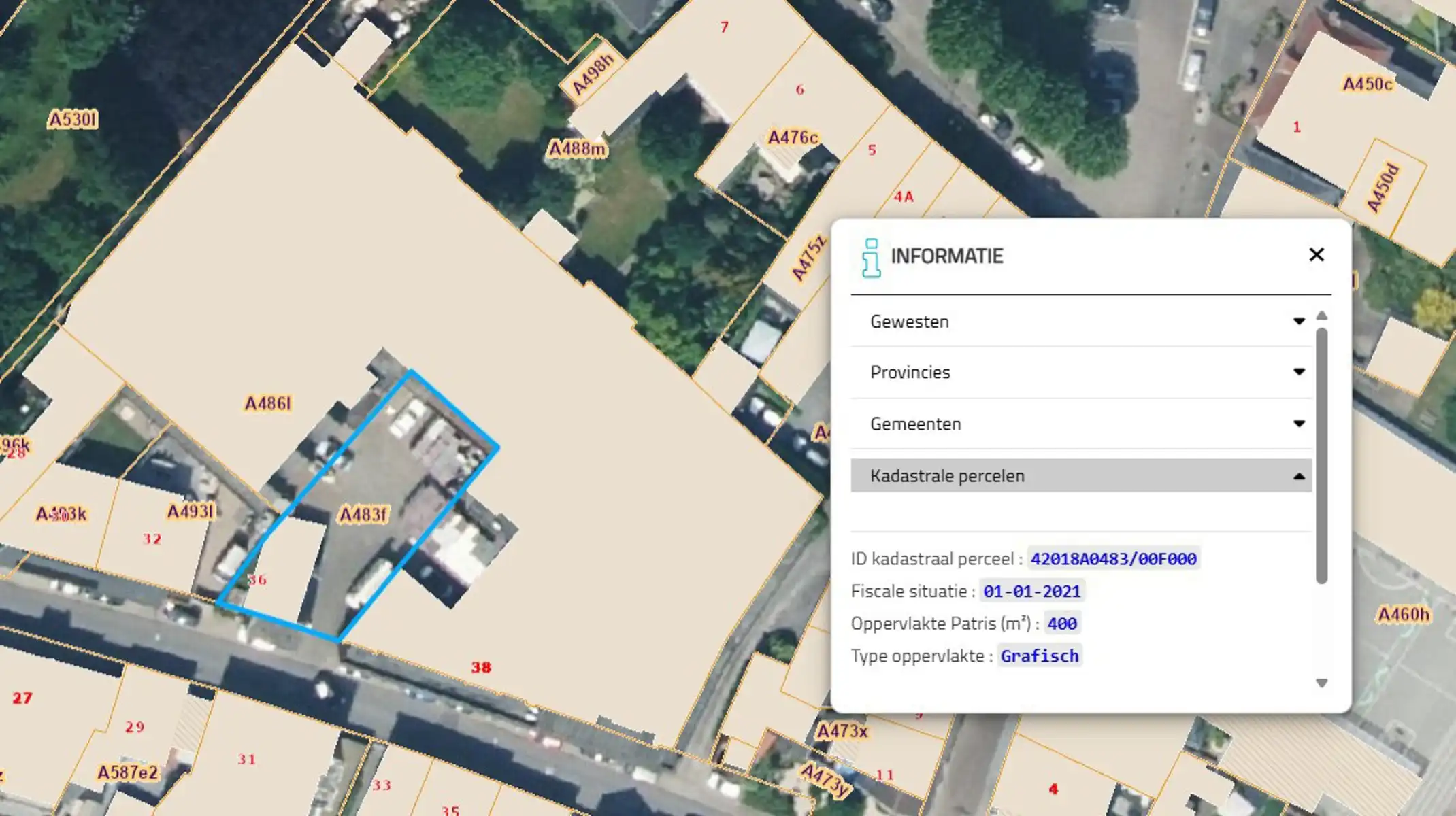 Projectgrond van 3074 m² nabij centrum Schellebelle foto 4