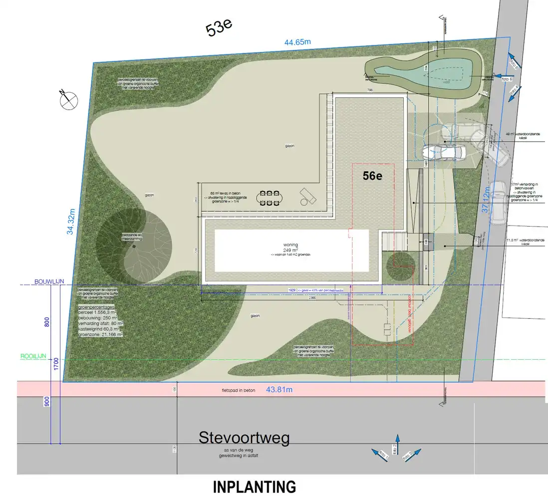 Perceel van 1.600M2 – met vergunning voor exclusieve villa aan 6% BTW. foto 22
