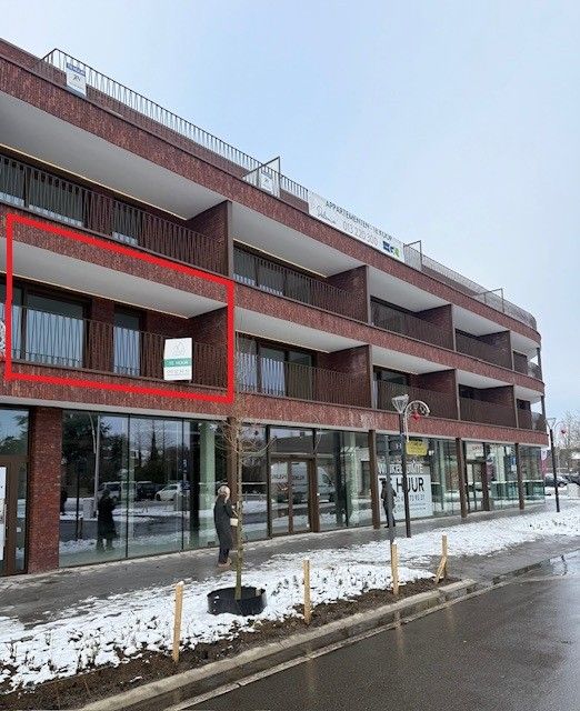 Nieuwbouw energiezuinig appartement met 2 slaapkamers, terras en parking in centrum Houthalen foto {{pictureIndex}}